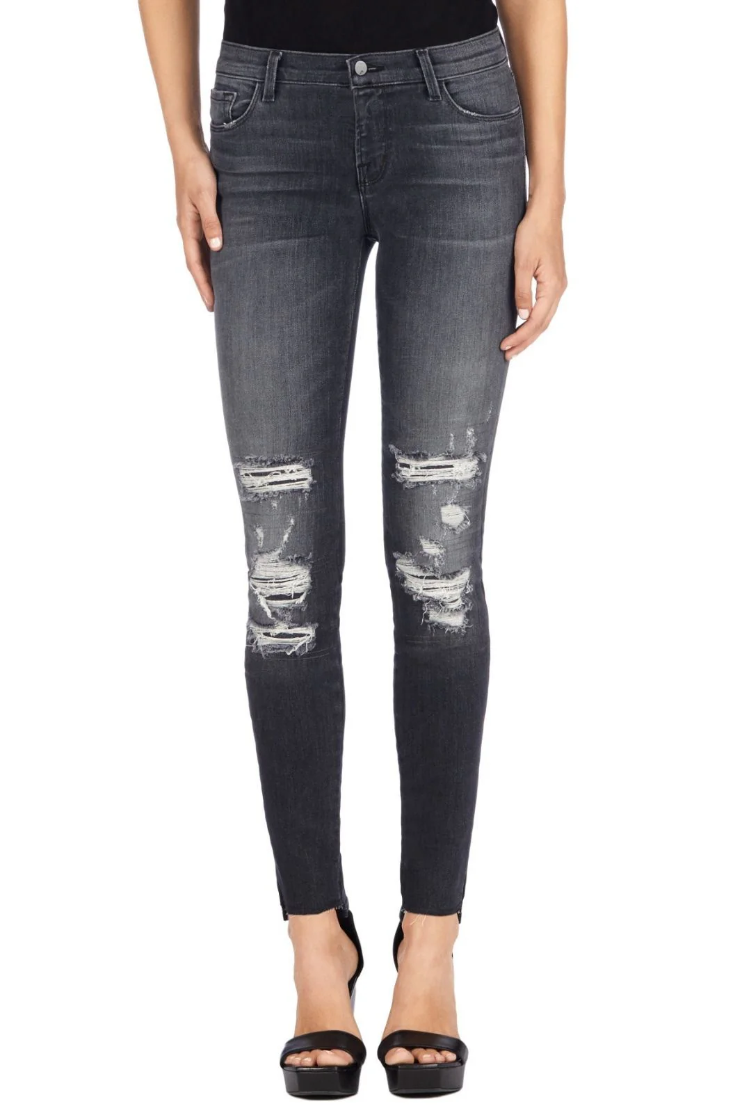 J BRAND 811 MID-RISE SKINNY JEANS IN AFFRAY W25 UK 6/8 - Image 11