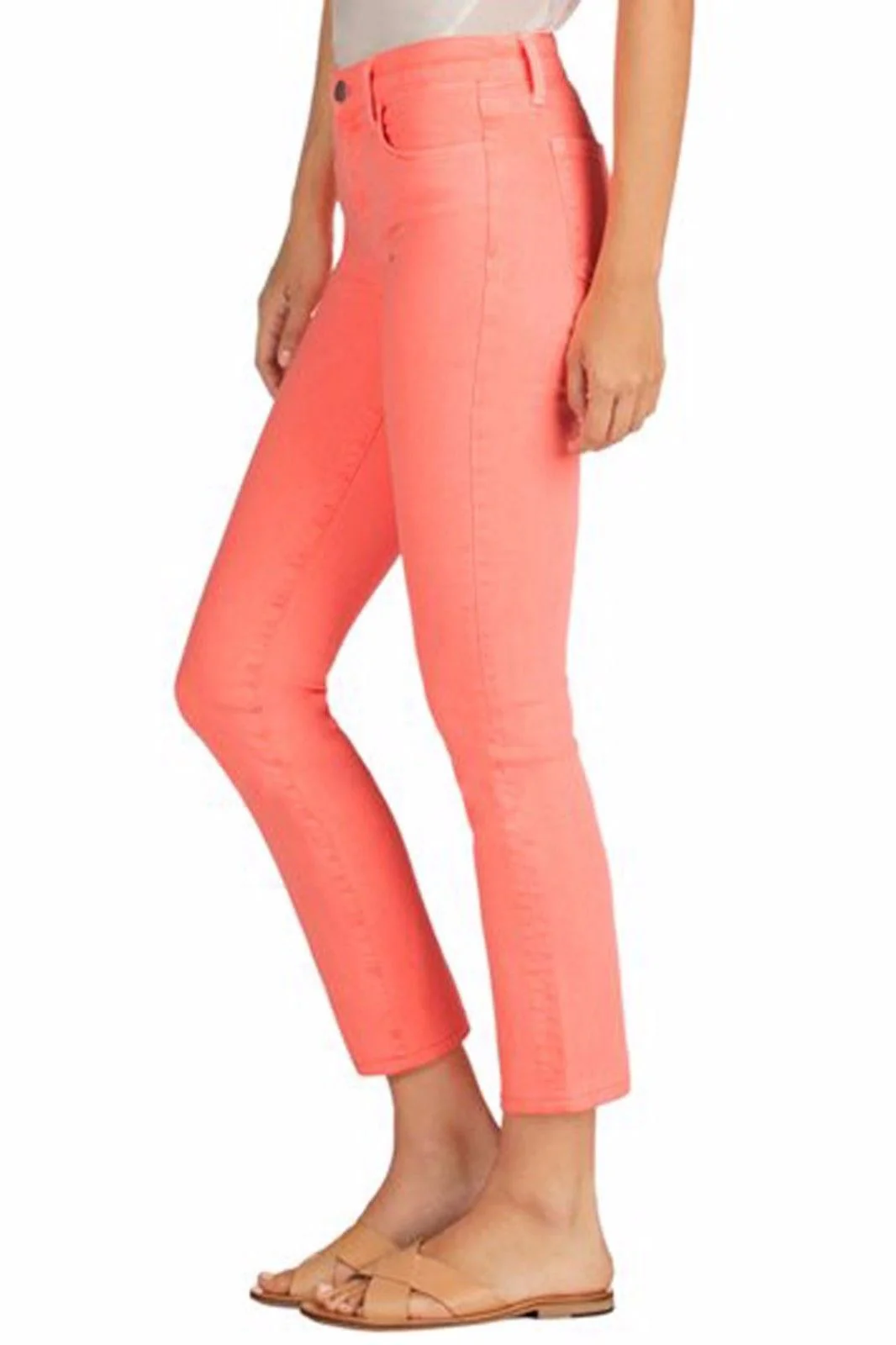 J BRAND 8312 CROPPED RAIL FLAMINGO JEANS W25 UK 6/8 - Image 11