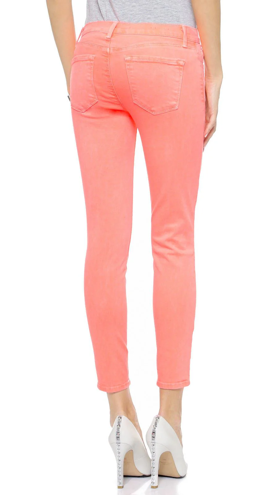 J BRAND 8312 CROPPED RAIL FLAMINGO JEANS W25 UK 6/8 - Image 9