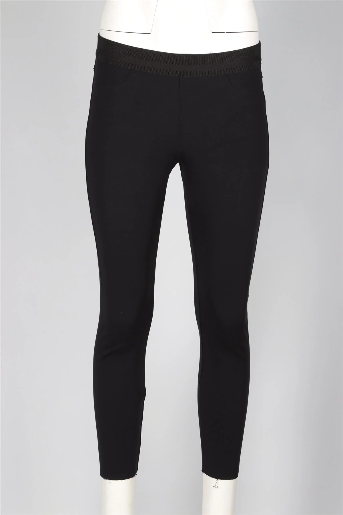 J BRAND BLACK SCUBA SKINNY PANTS MEDIUM - Image 2