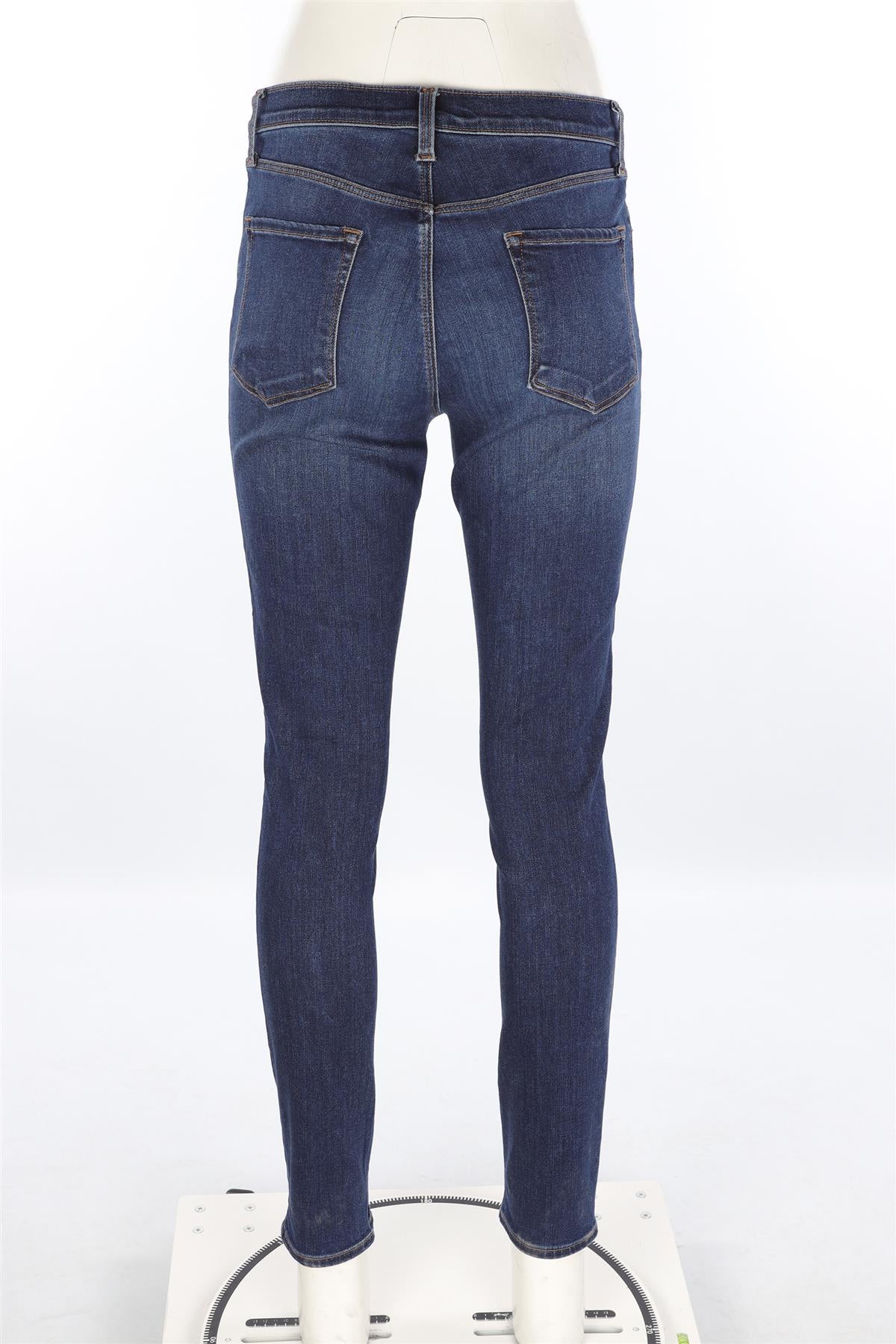 J BRAND BLUE DENIM HIGH RISE SKINNY JEANS W29 UK 10-12 - Image 4