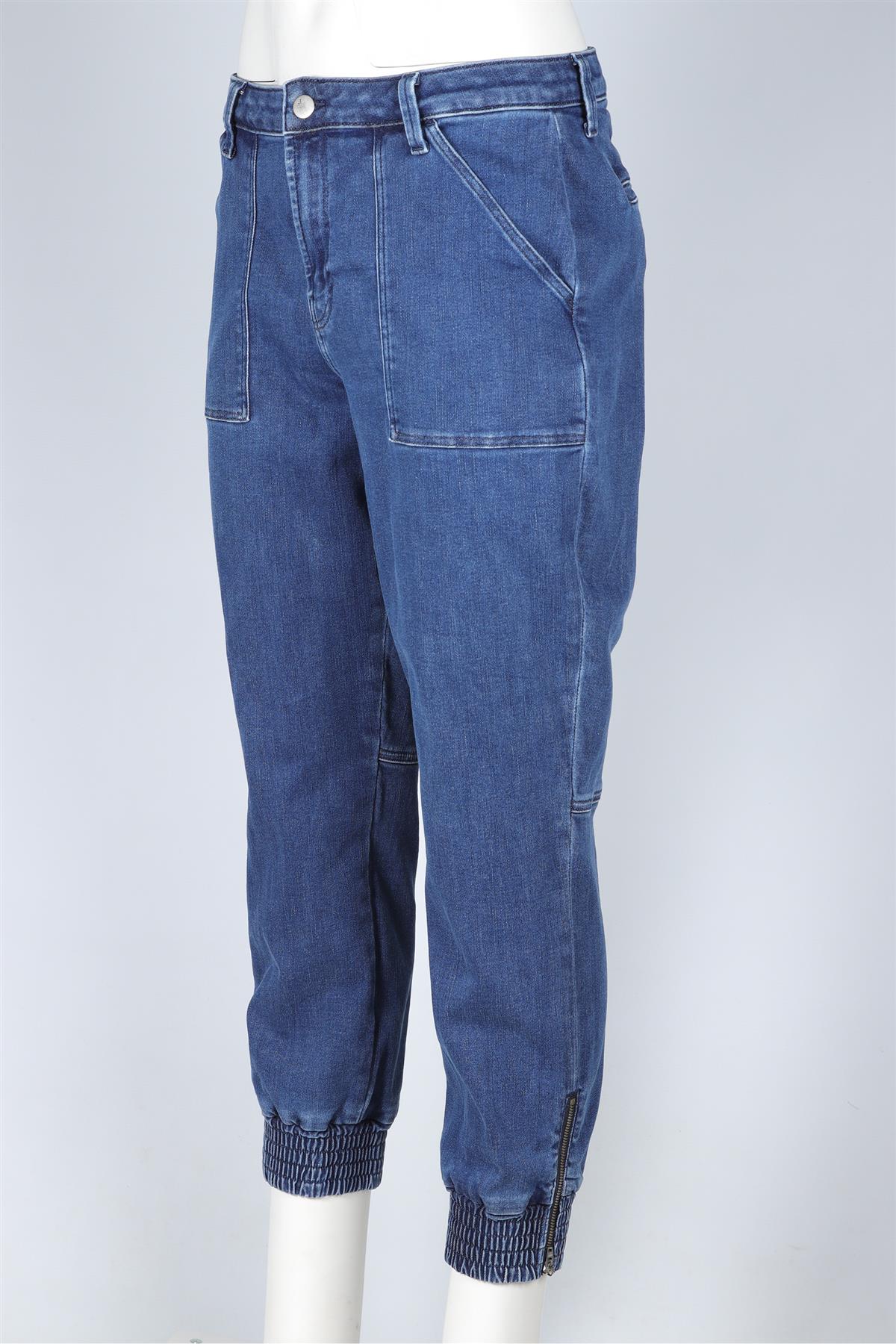 J BRAND BLUE DENIM TAPERED PANTS W29 UK 10-12 - Image 3