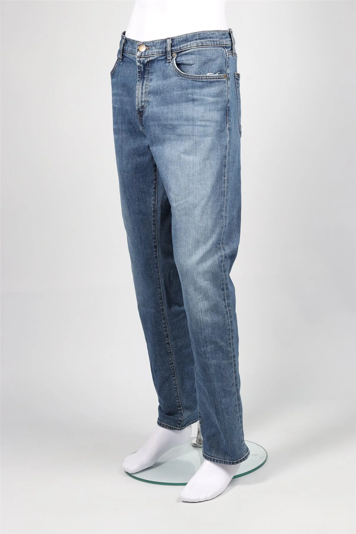 J BRAND BLUE MEN'S STRAIGHT LEG JEANS W38 - Image 3