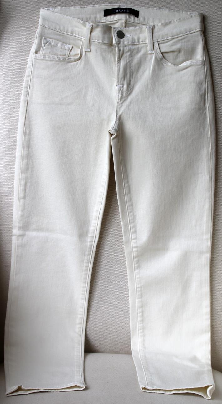 J BRAND CROPPED RAIL MID RISE SKINNY JEANS IN TROPEZ W25 UK 6/8 - Image 3