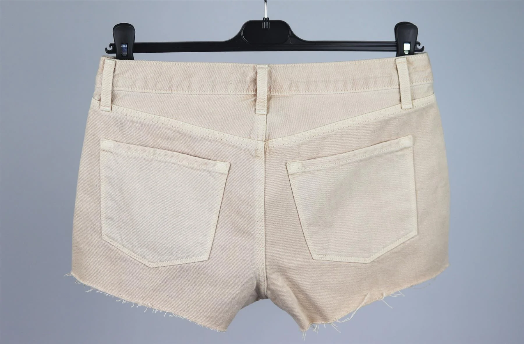 J BRAND MEMORY FRAYED DENIM SHORTS W25 UK 6/8 - Image 3