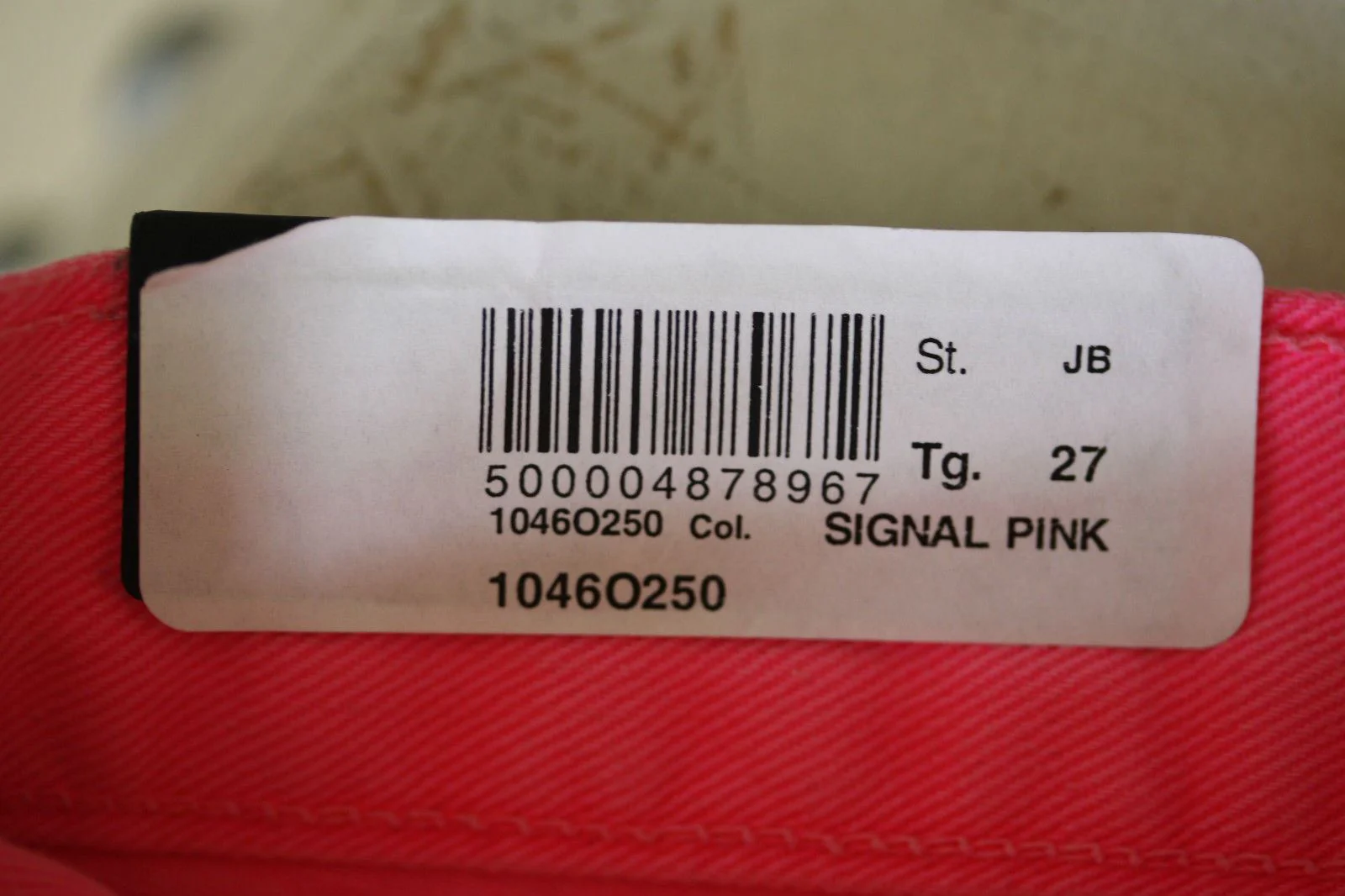 J BRAND SIGNAL PINK DENIM BOYFRIEND SHORTS W27 UK 8/10 - Image 6