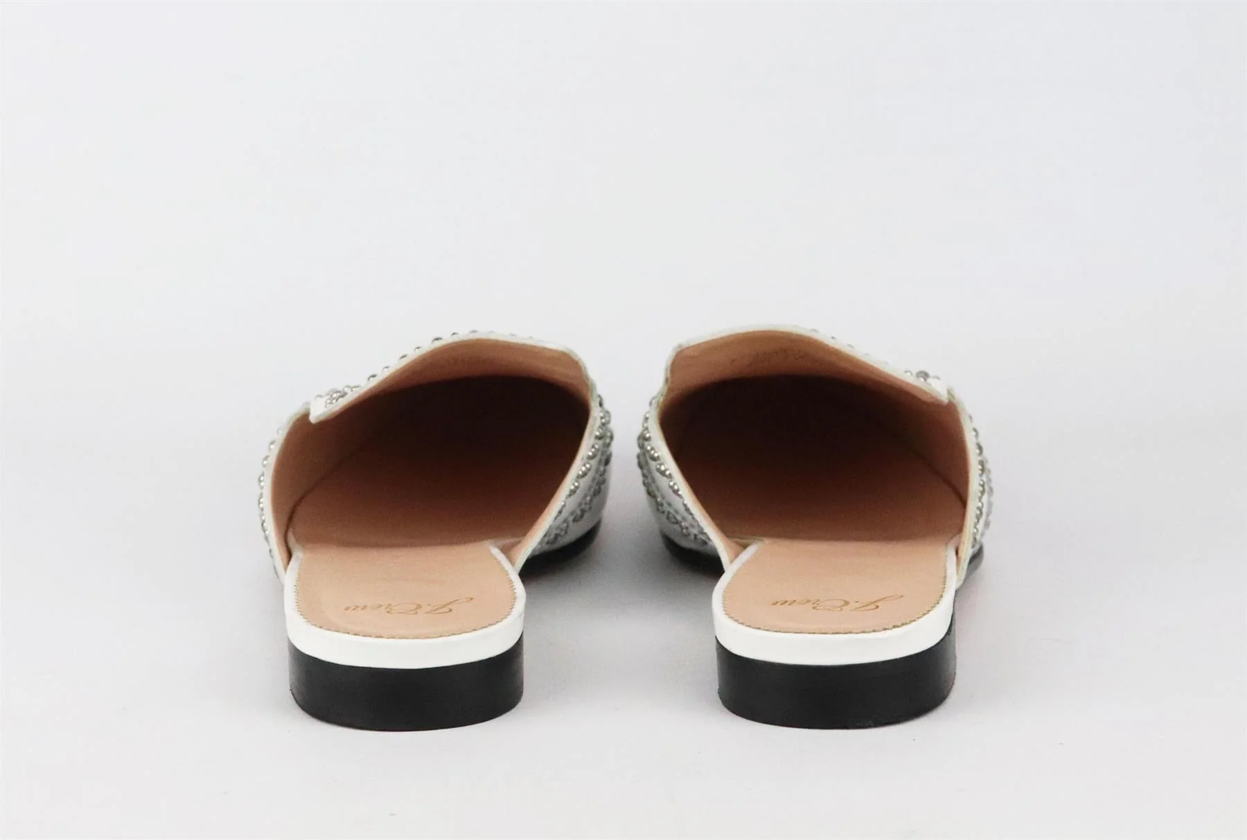 J CREW STUDDED LEATHER MULES EU 40 UK 7 US 9.5 - Image 4