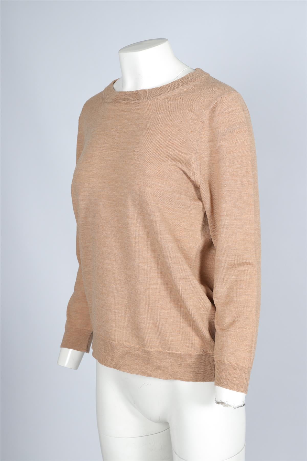 J. CREW TAN WOOL SWEATER LARGE - Image 3