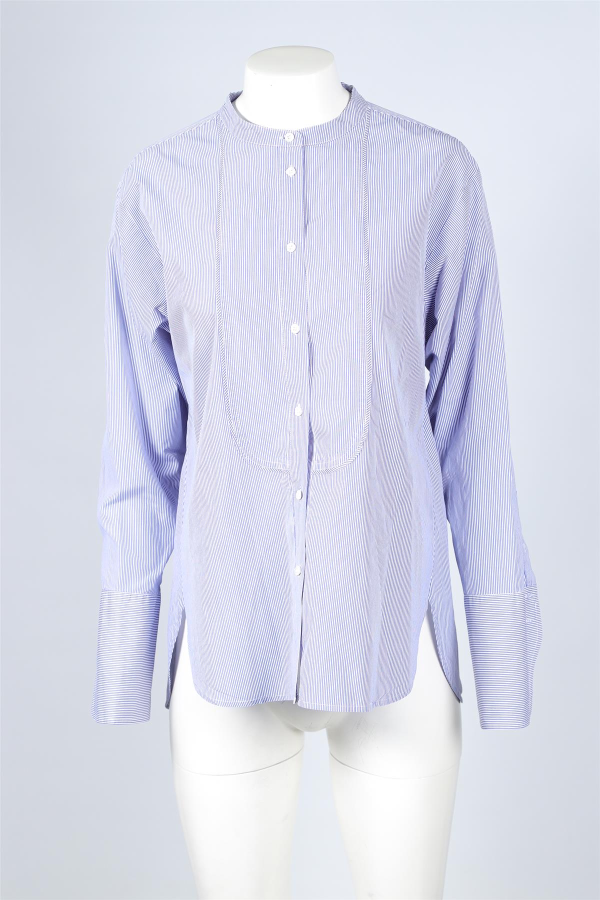 J CREW + THOMAS MASON BLUE COTTON SHIRT US 6 UK 10 - Image 2
