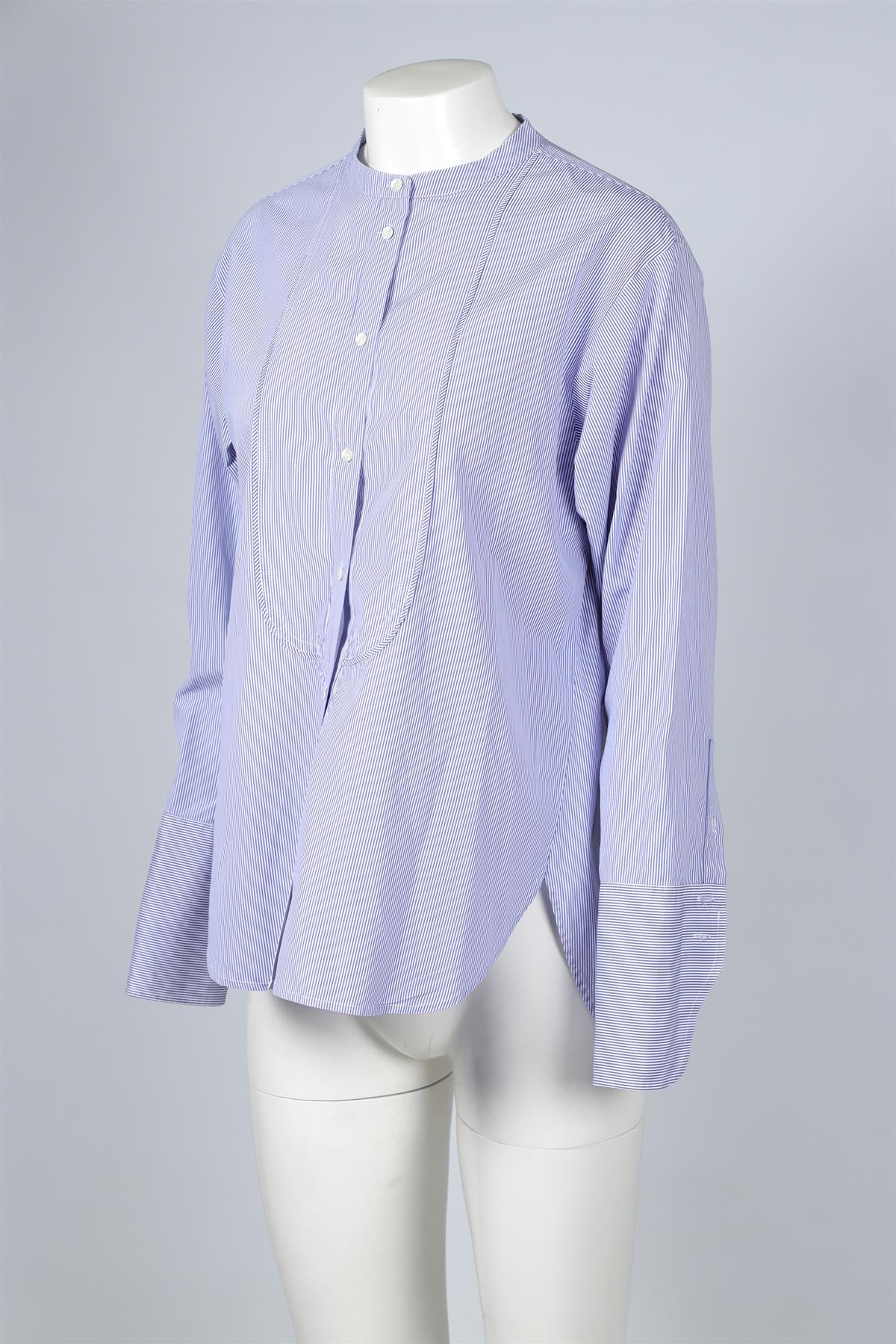 J CREW + THOMAS MASON BLUE COTTON SHIRT US 6 UK 10 - Image 3