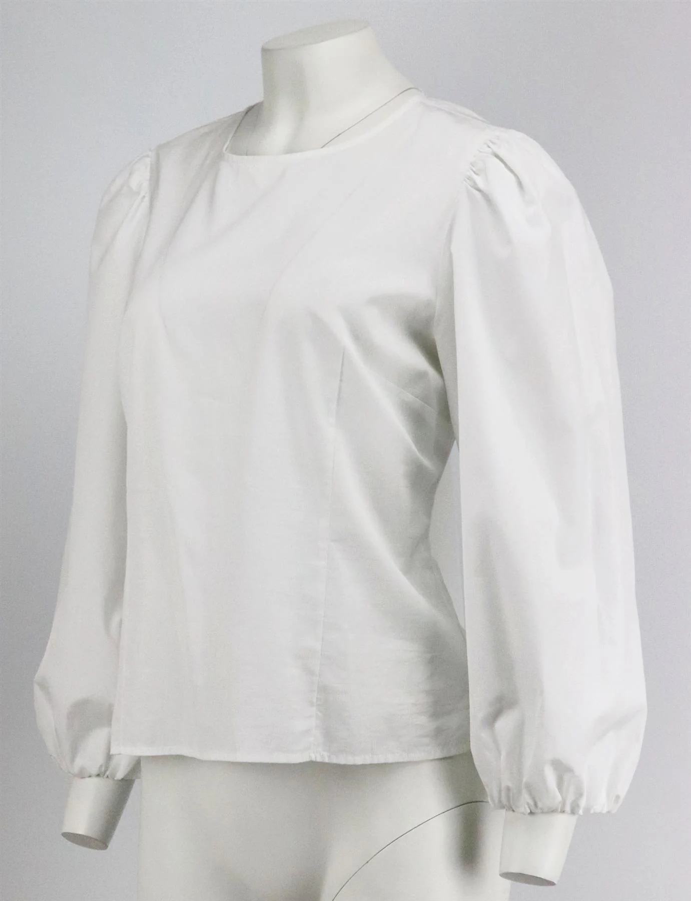 J CREW + THOMAS MASON COTTON POPLIN TOP US 14 UK 18 - Image 3