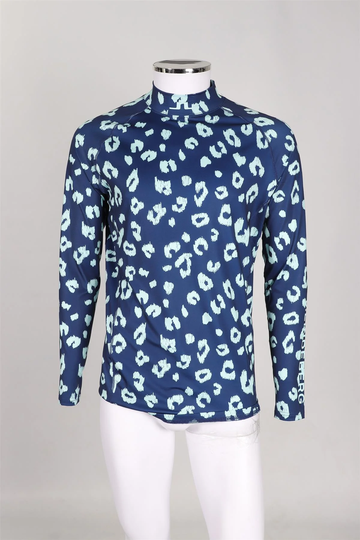 J LINDEBERG NAVY MEN'S JERSEY TOP LARGE - Image 2