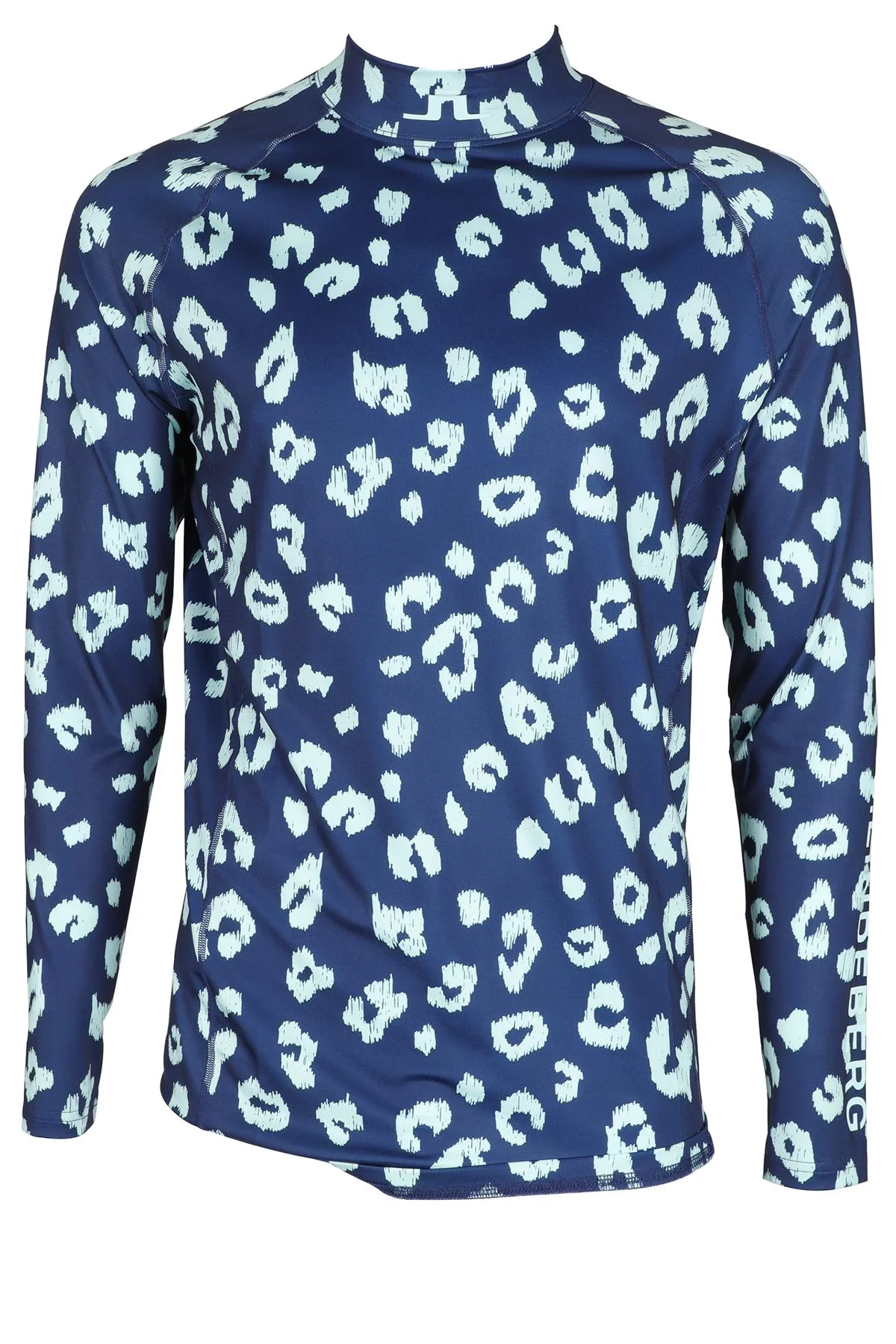 J LINDEBERG NAVY MEN'S JERSEY TOP LARGE - Image 5