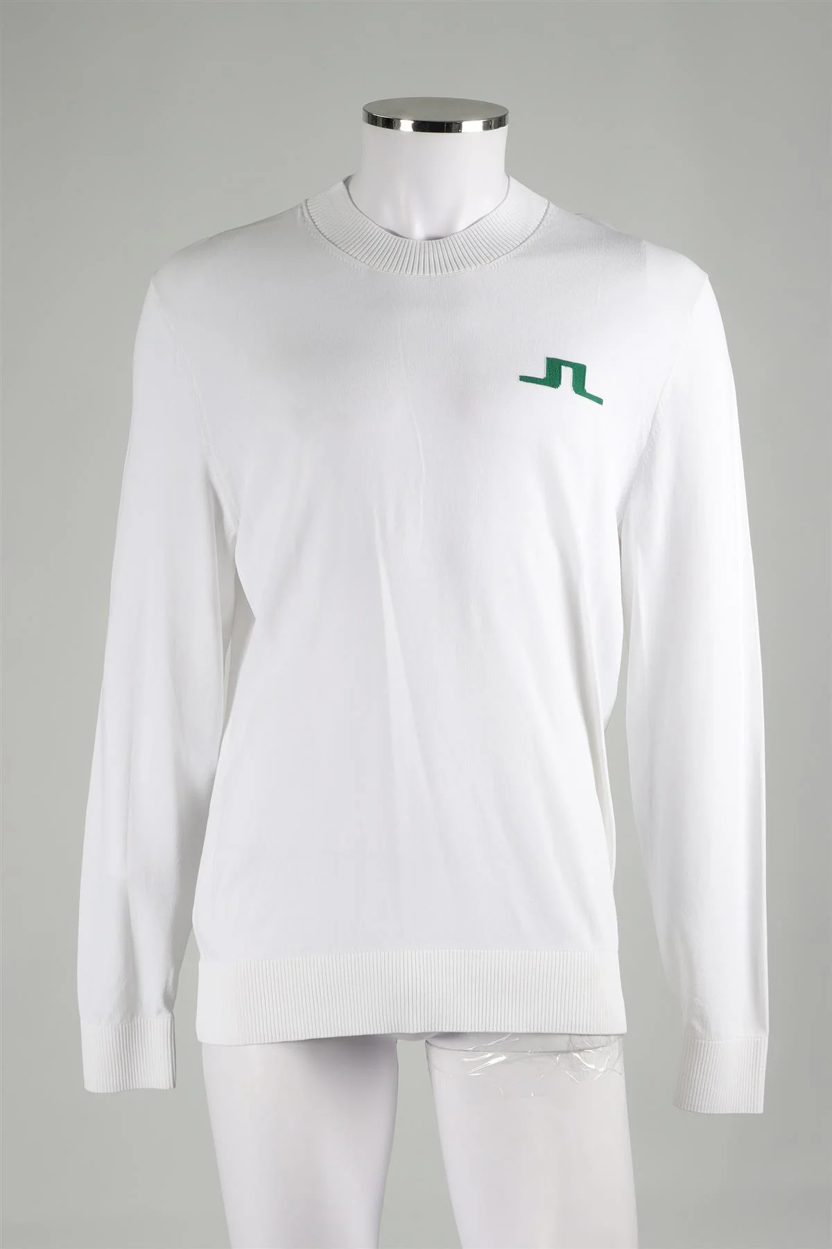 J LINDEBERG WHITE MEN'S KNIT TOP XLARGE - Image 7
