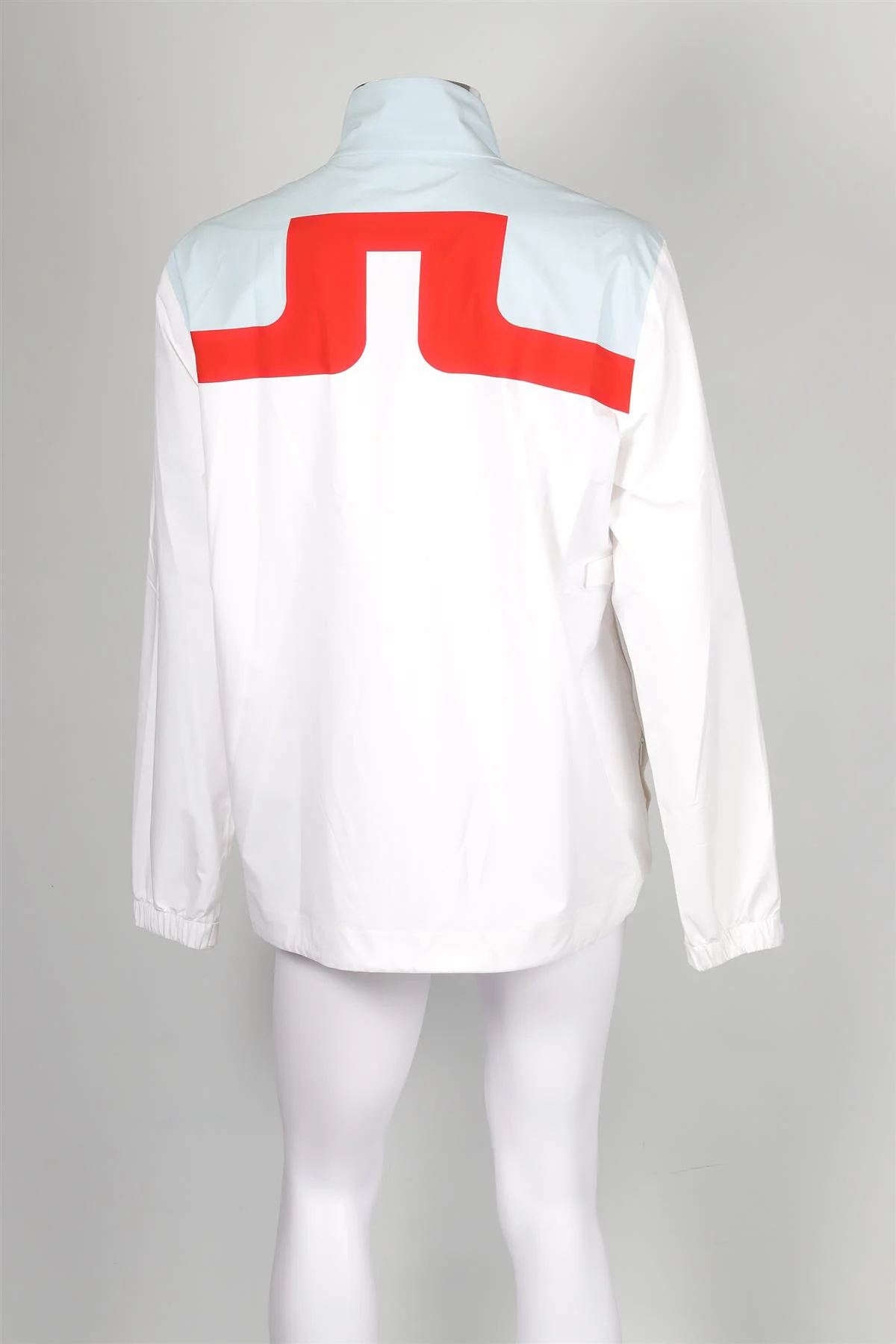 J LINDEBERG WHITE MEN'S SHELL JACKET XLARGE - Image 4