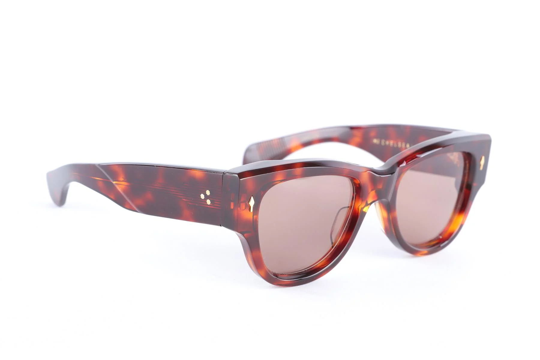 JACQUE MARIE MAGE BROWN SQUARE FRAME ACETATE SUNGLASSES - Image 2