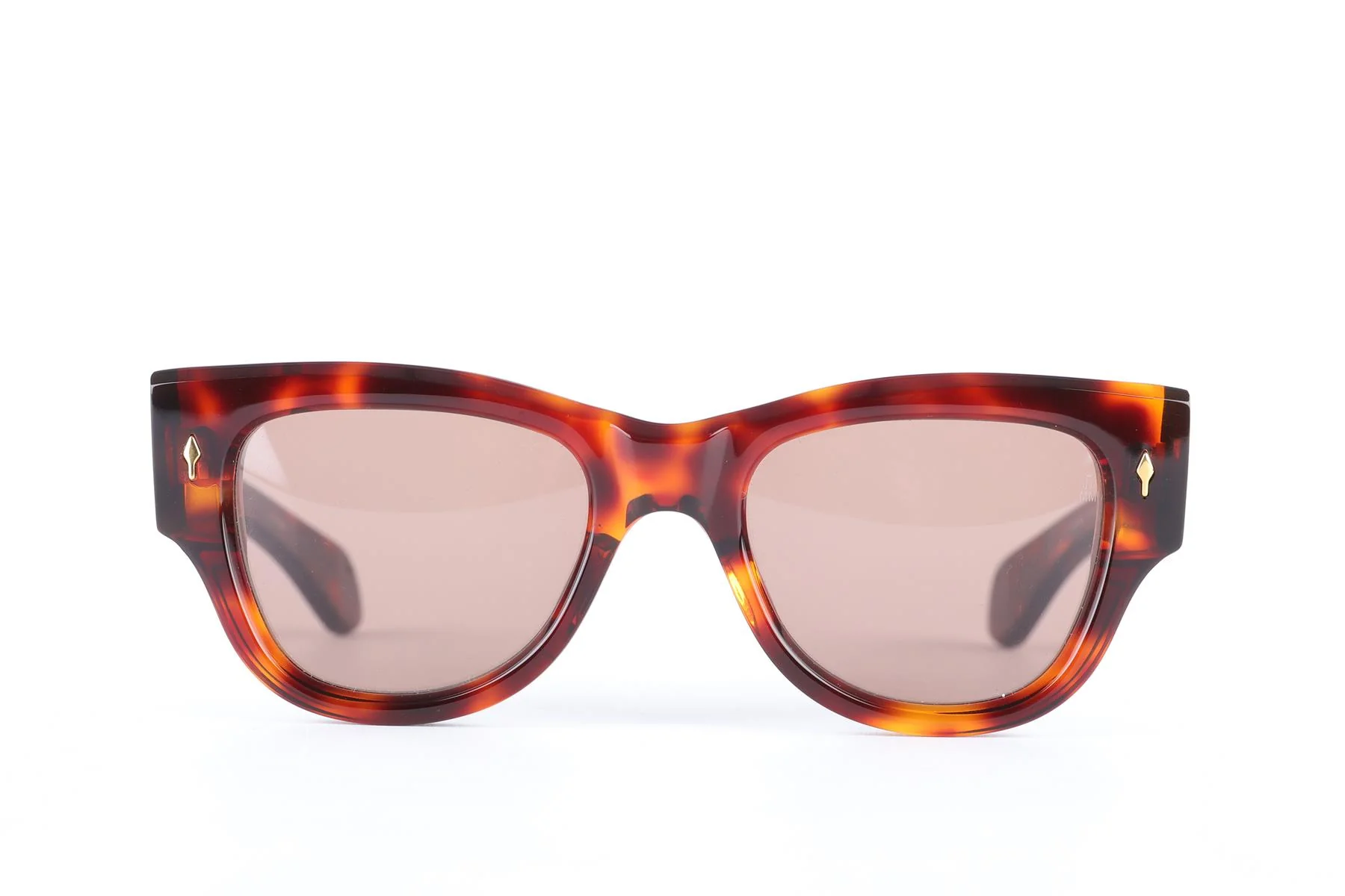JACQUE MARIE MAGE BROWN SQUARE FRAME ACETATE SUNGLASSES - Image 3