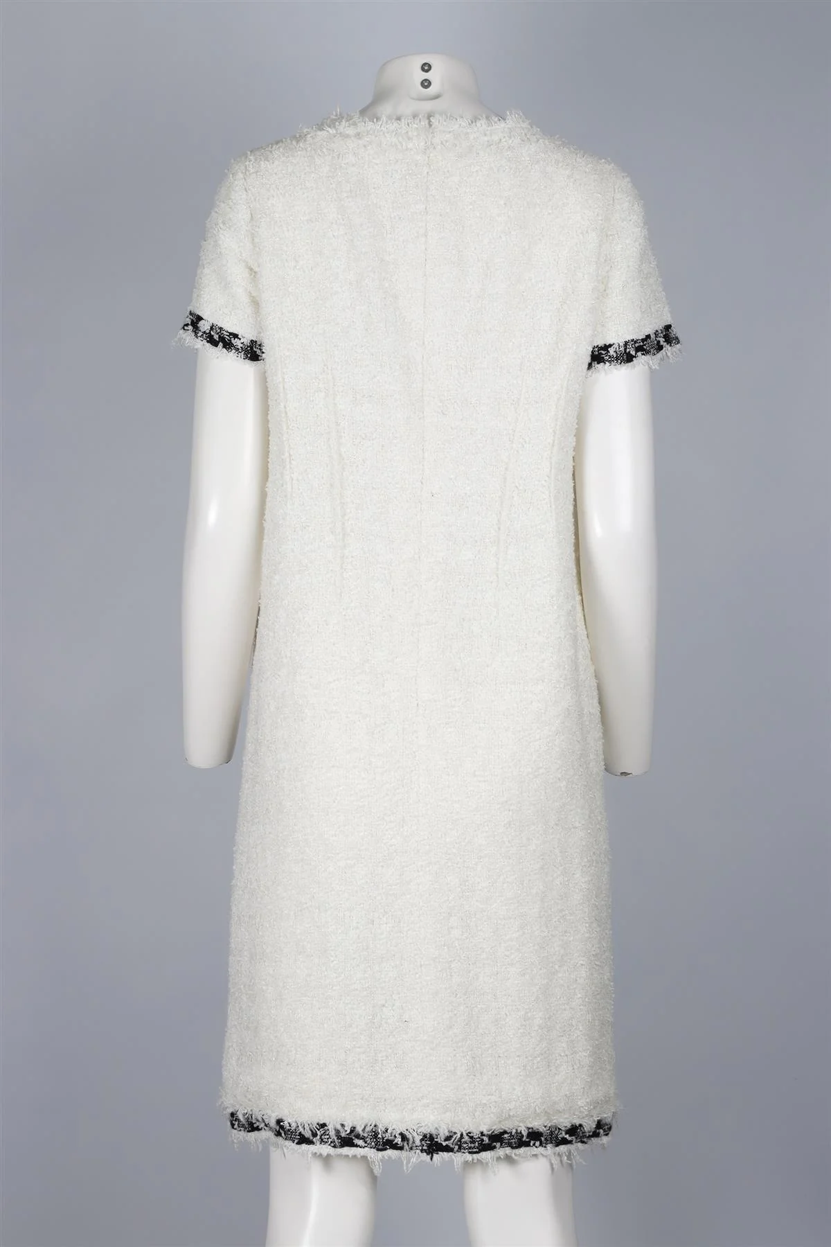 JACQUES AZAGURY WHITE LACE MIDI DRESS UK 12 - Image 4