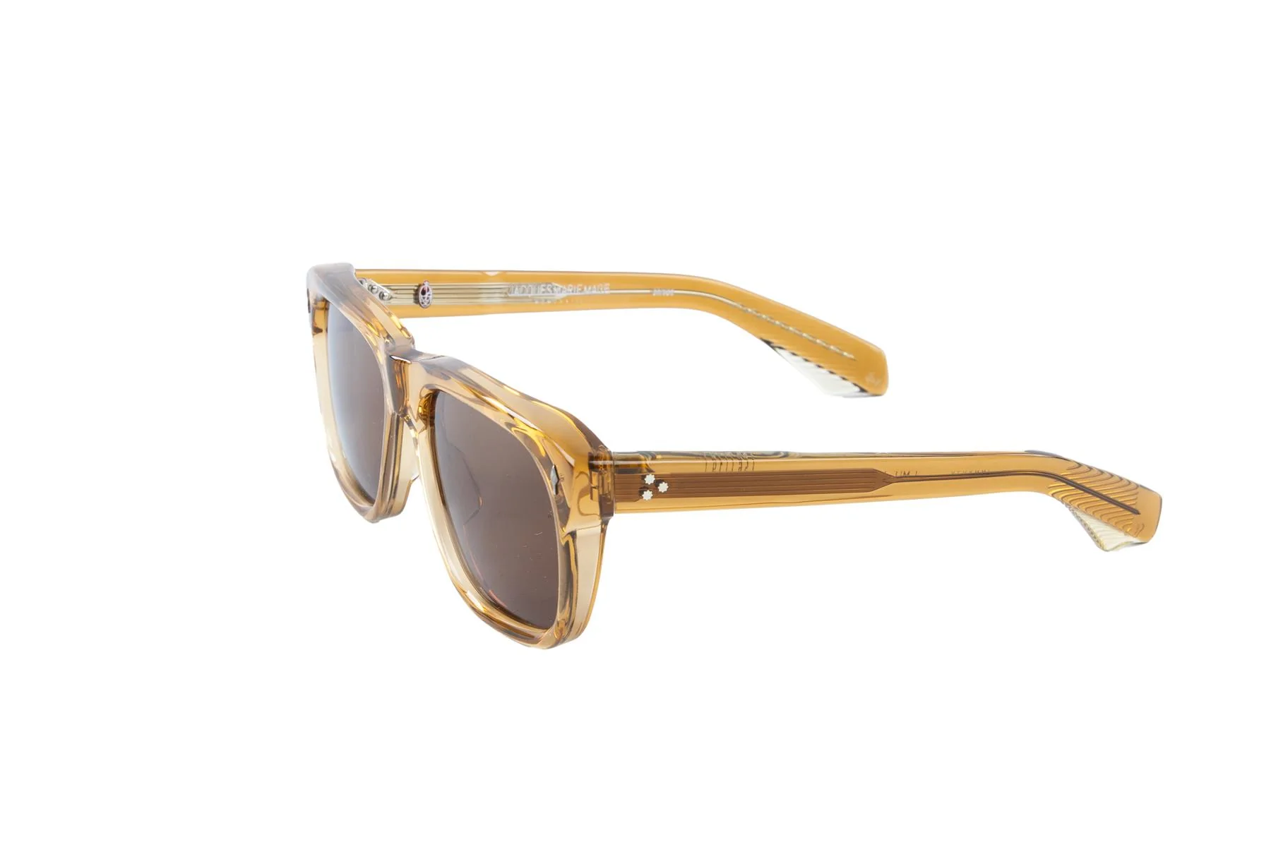 JACQUES MARIE MAGE BROWN YVES SUN ACETATE SUNGLASSES - Image 5