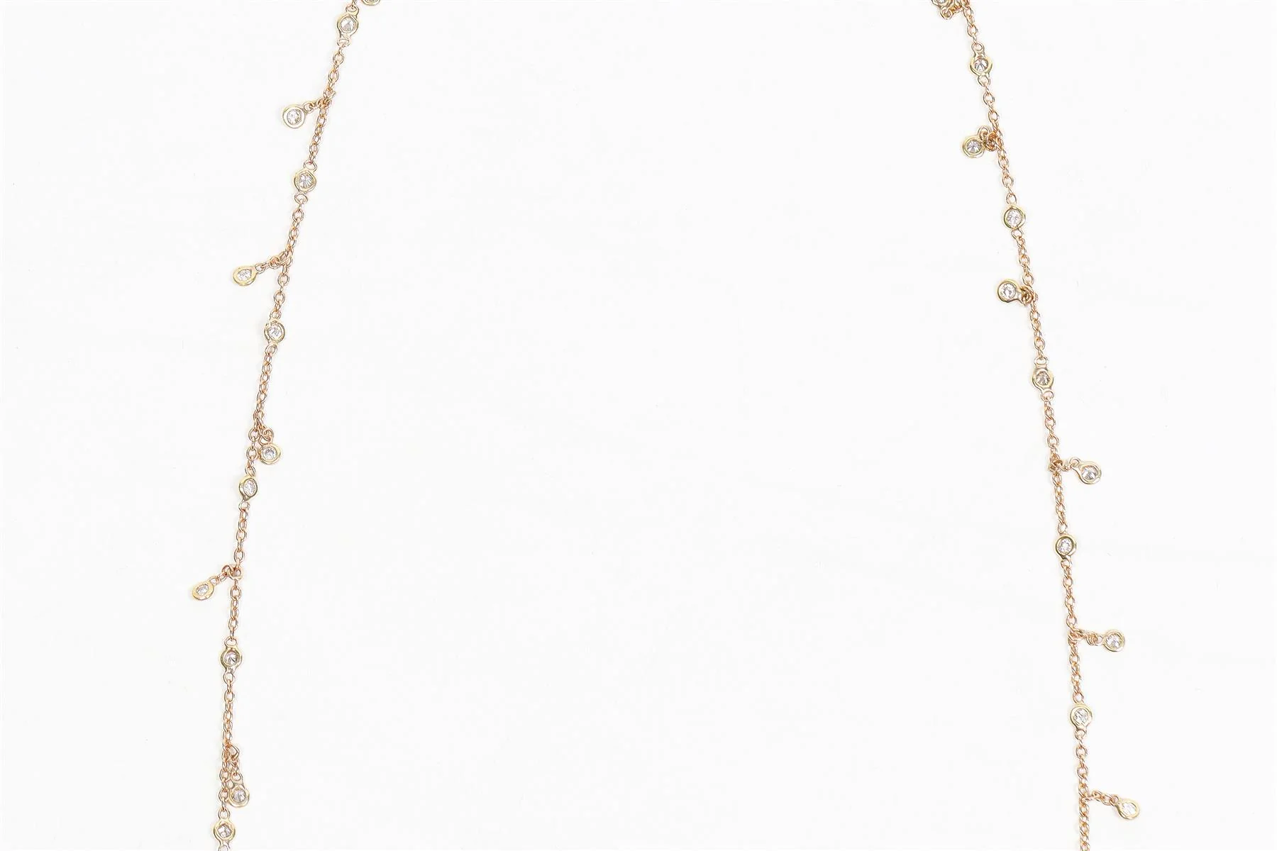 JACQUIE AICHE YELLOW GOLD AND PAVE DIAMOND BELLY CHAIN - Image 4
