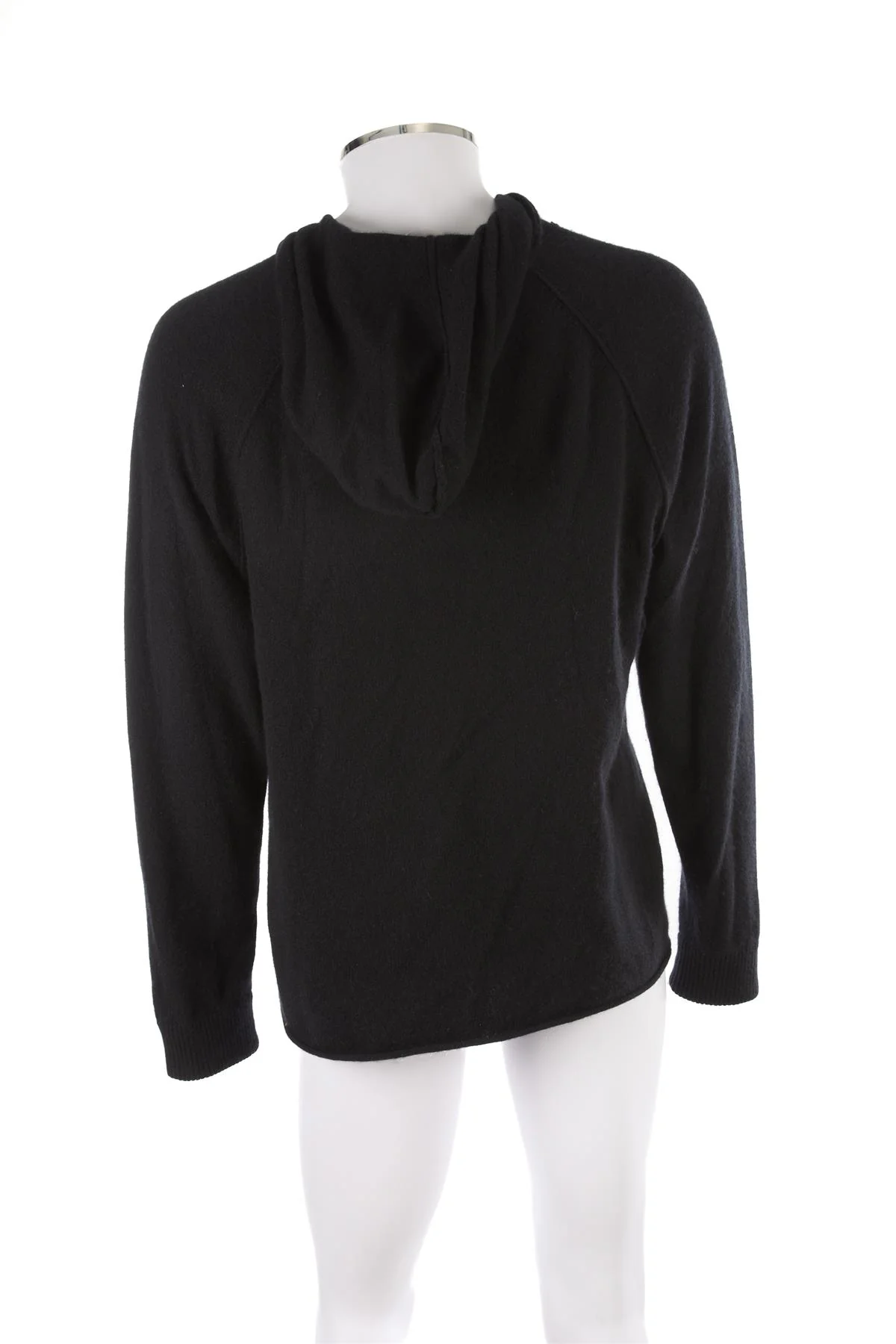 JAMES PERSE BLACK MEN'S CASHMERE HOODIE LARGE - Image 4