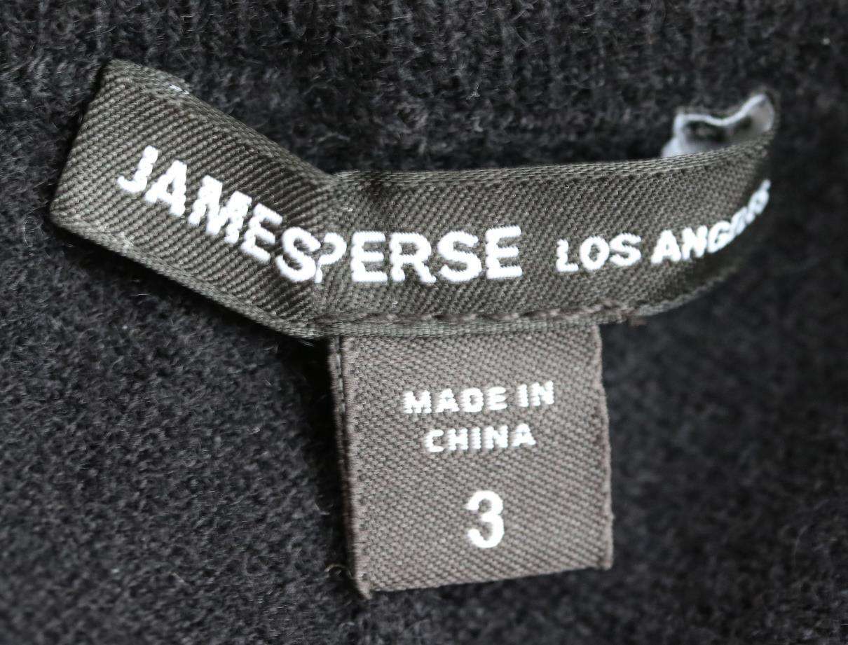 JAMES PERSE CASHMERE KNIT TRACK PANTS UK 12 - Image 4