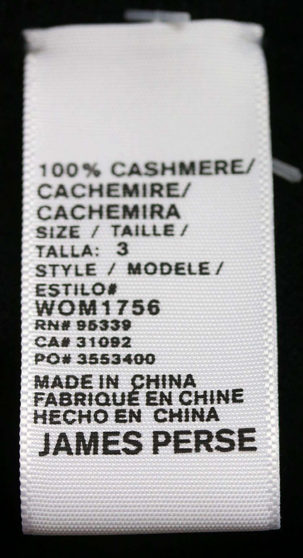 JAMES PERSE CASHMERE KNIT TRACK PANTS UK 12 - Image 5