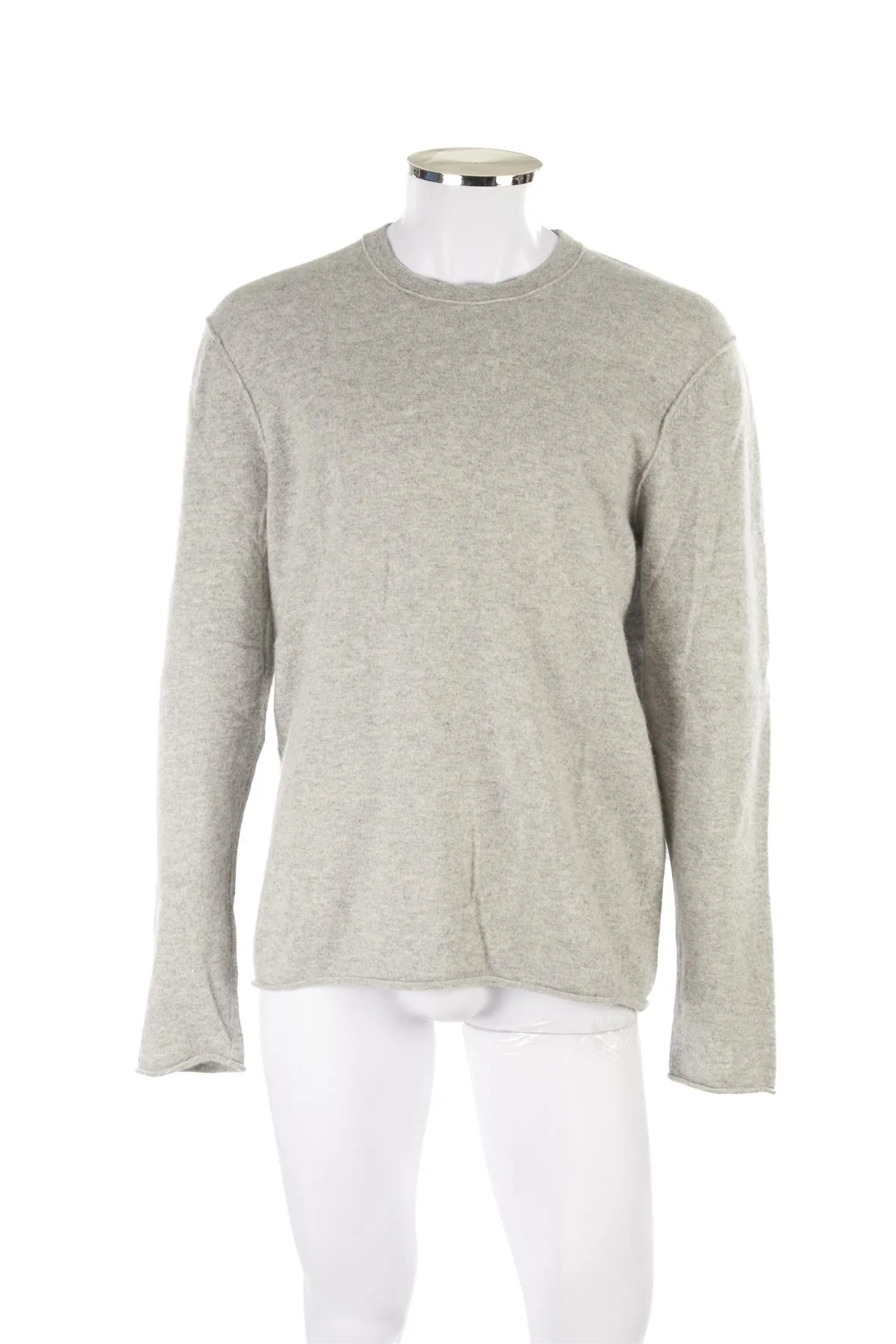 JAMES PERSE GREY MEN'S CASHMERE SWEATER LARGE - Image 2