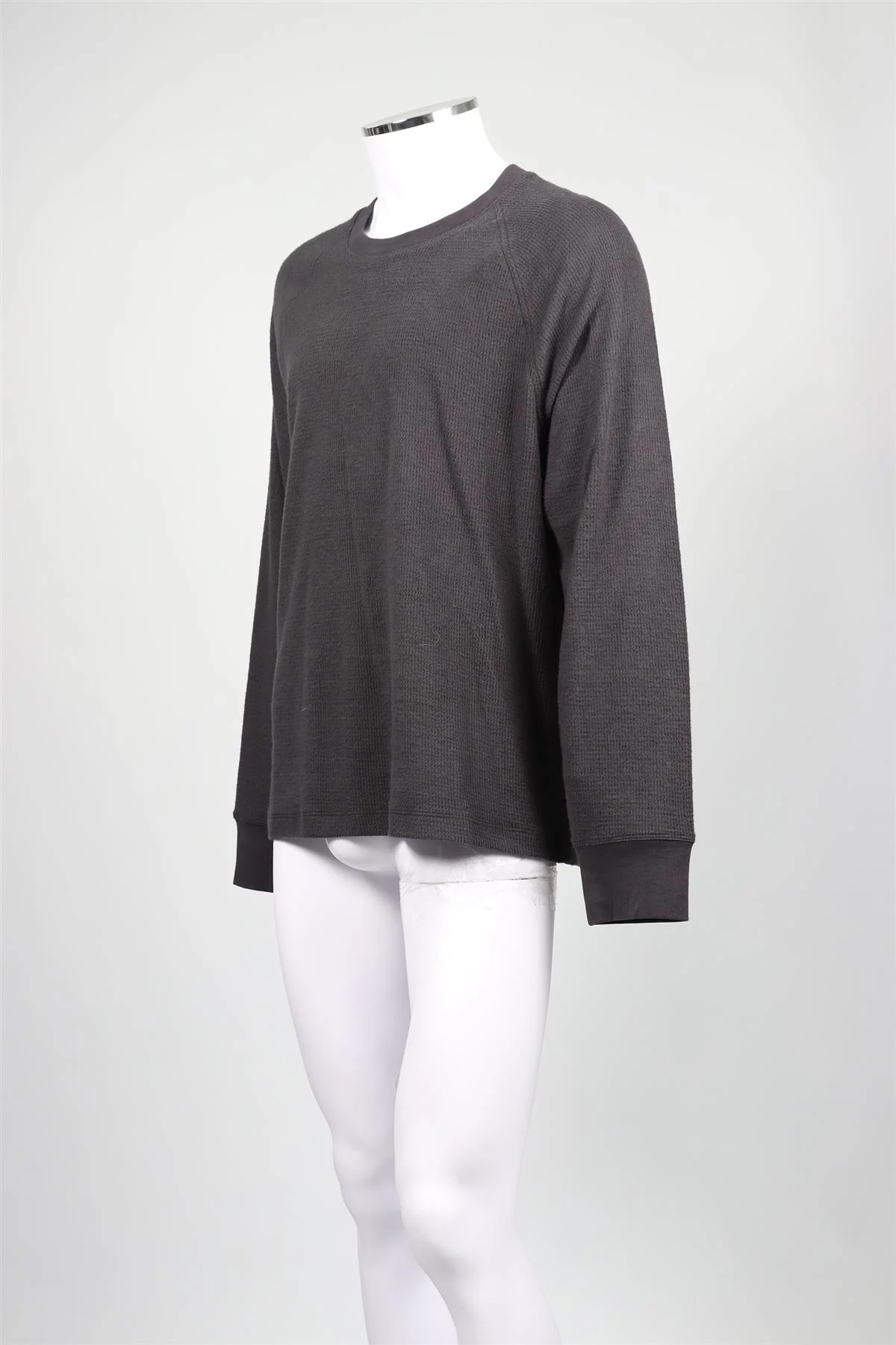 JAMES PERSE GREY MEN'S COTTON AND CASHMERE BLEND TOP LARGE - Image 3