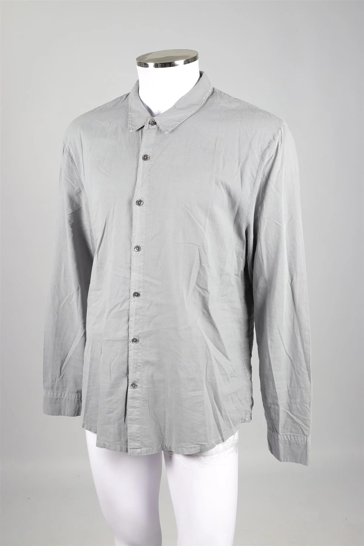 JAMES PERSE LOS ANGELES GREY MENS COTTON SHIRT LARGE - Image 3