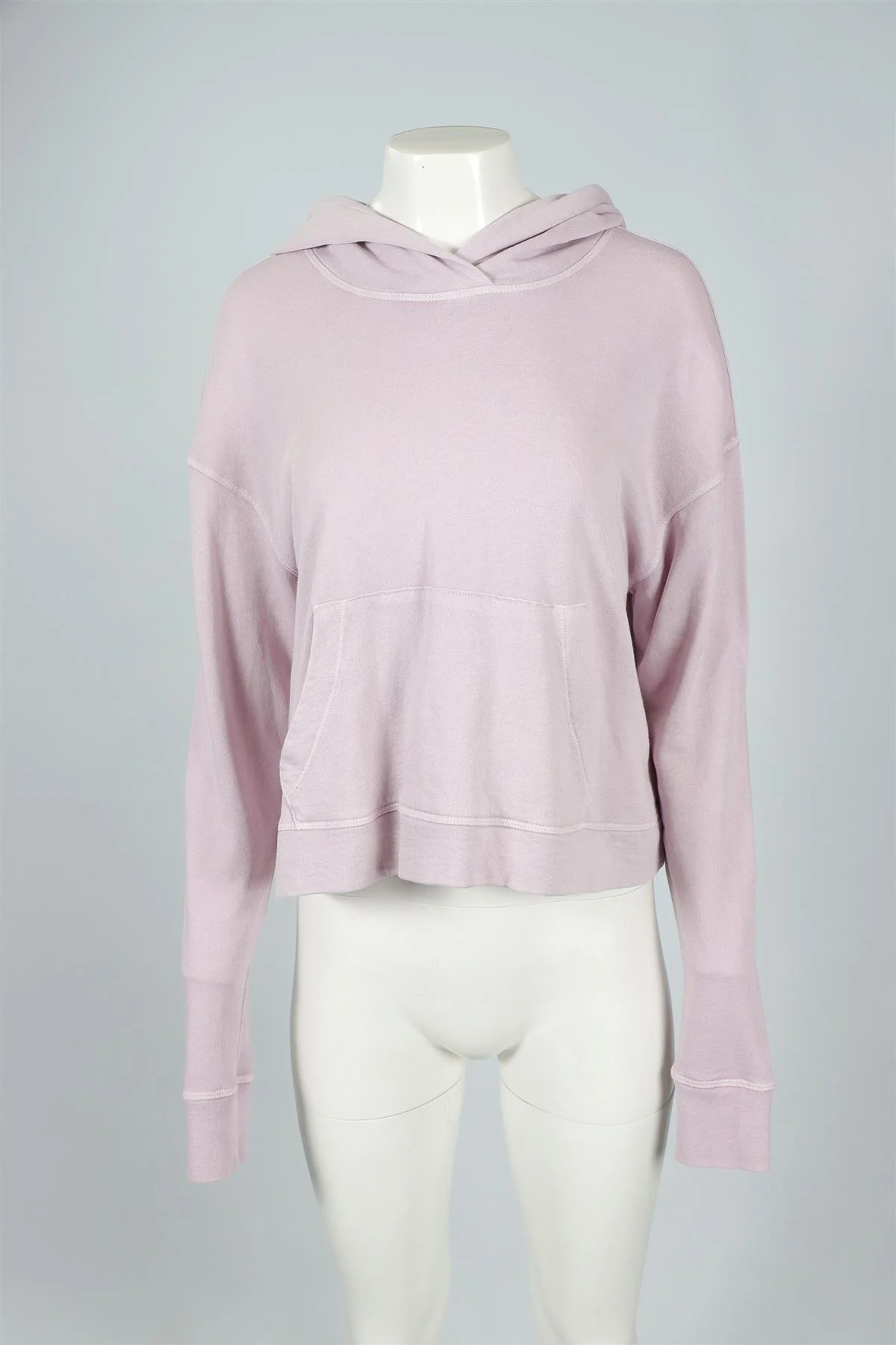 JAMES PERSE PURPLE COTTON HOODIE SMALL - Image 2