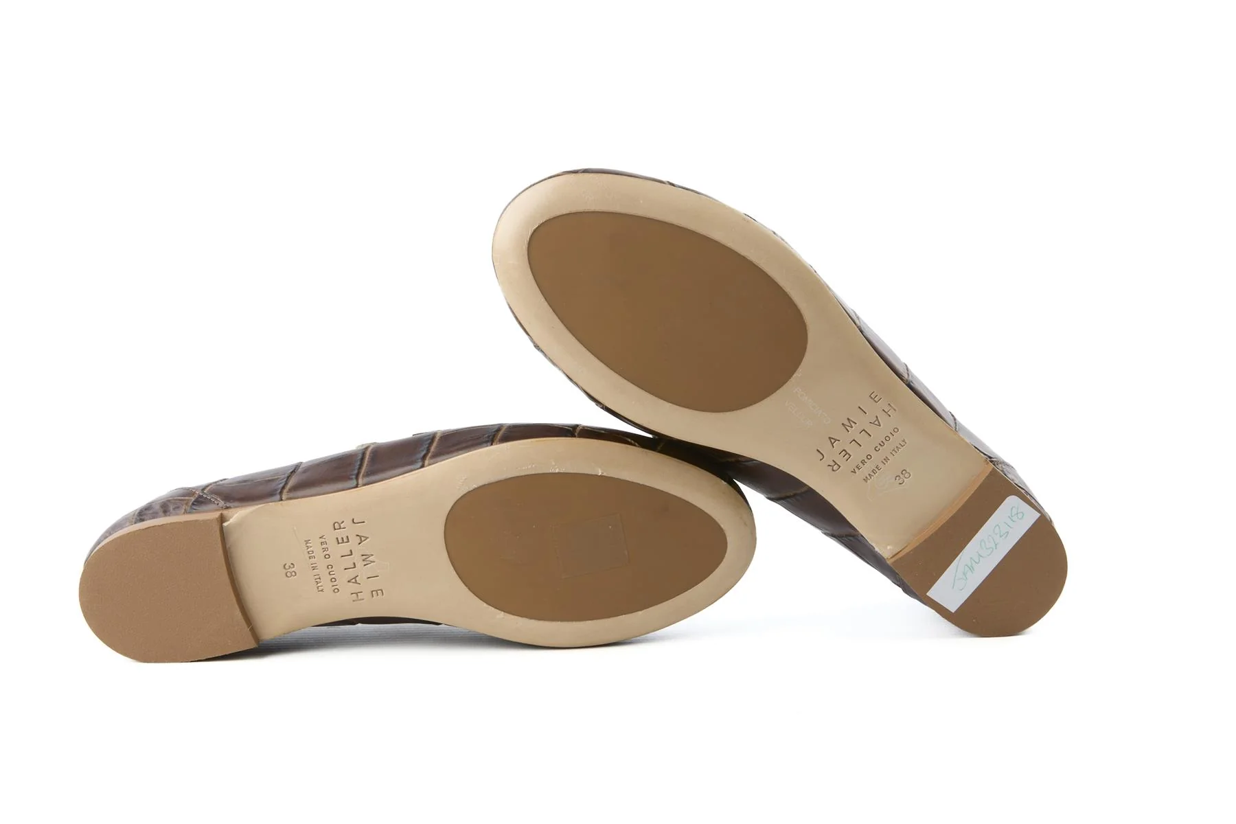 JAMIE HALLER BROWN THE PENNY LEATHER LOAFERS EU 38 UK 5 US 8 - Image 6