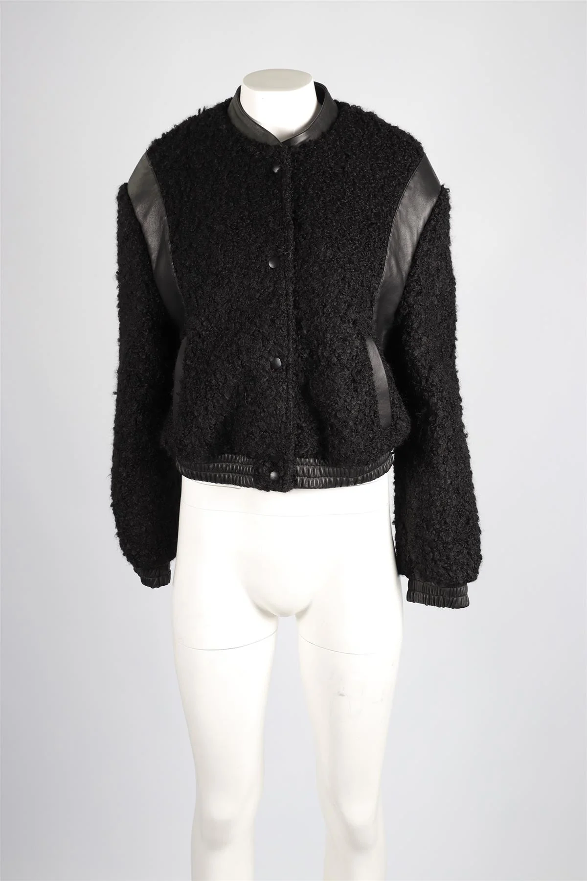 JANE AND TASH BLACK WOOL JACKET SMALL-MEDIUM - Image 2