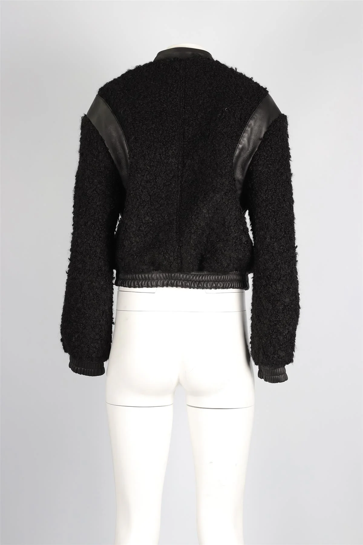 JANE AND TASH BLACK WOOL JACKET SMALL-MEDIUM - Image 4
