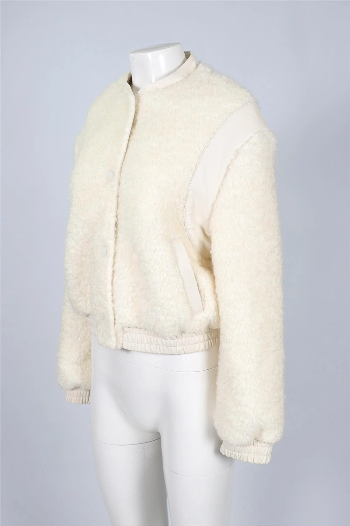 JANE AND TASH WHITE WOOL JACKET SMALL-MEDIUM - Image 3