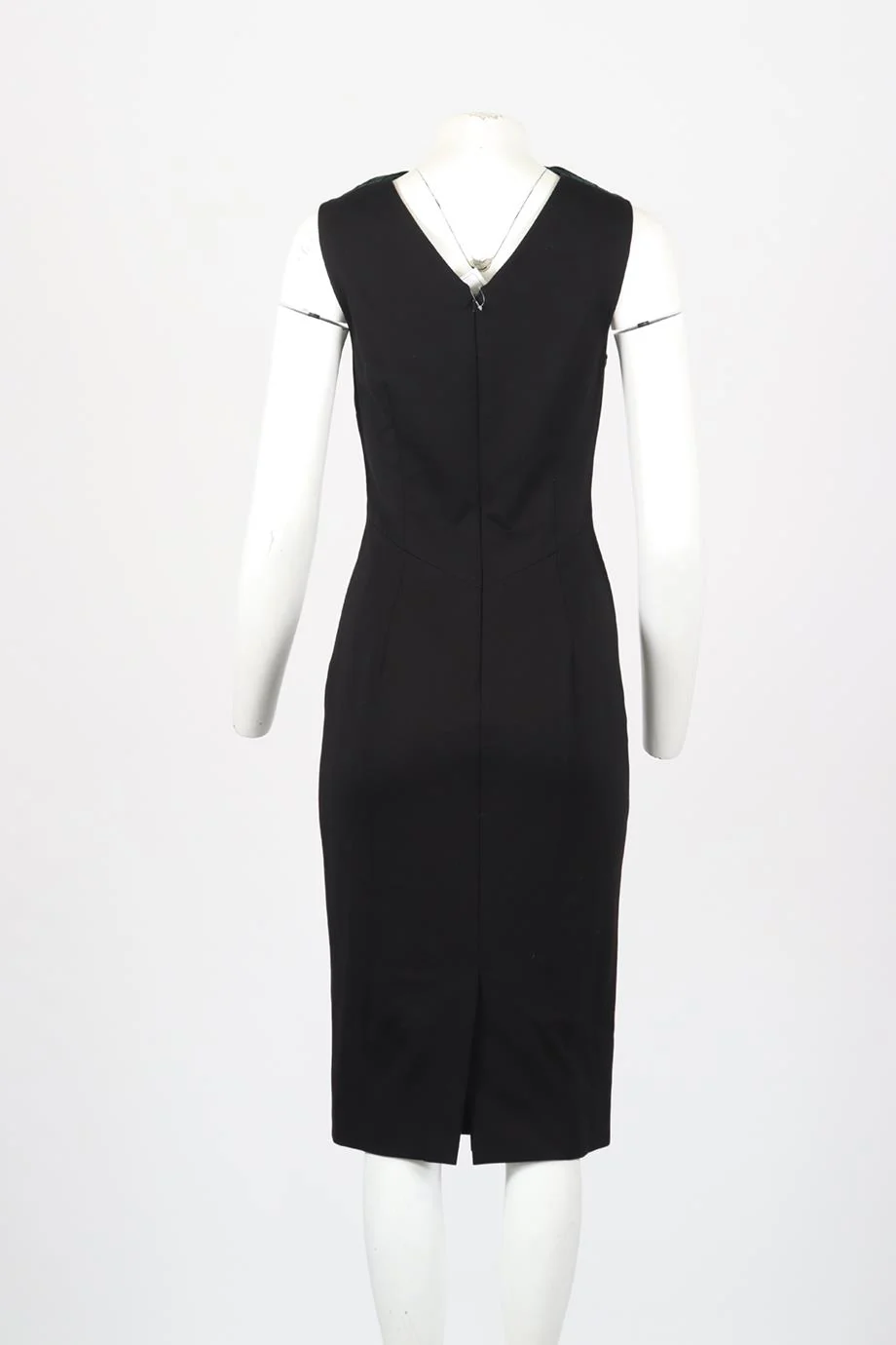 JASON WU SATIN AND JERSEY MIDI DRESS US 6 UK 10 - Image 4