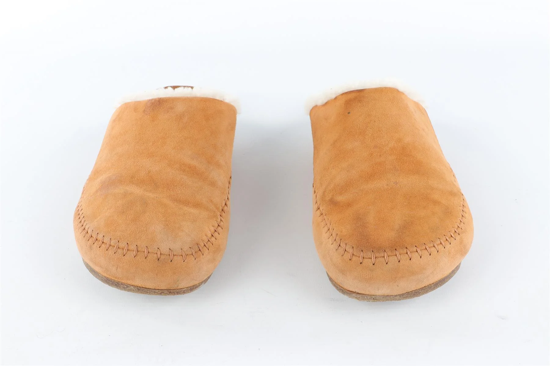 JENNA KAYNE TAN SUEDE MULES EU 39 UK 6 US 9 - Image 3