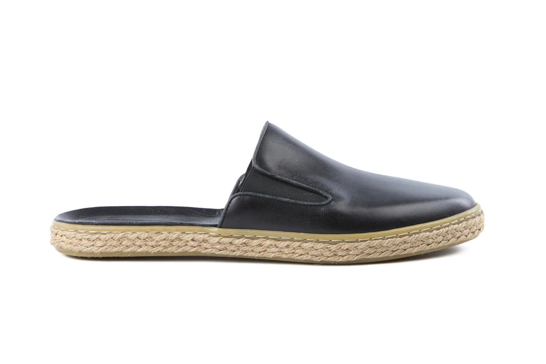 JENNI KAYNE BLACK LEATHER MULES EU 38 UK 5 US 8 - Image 2