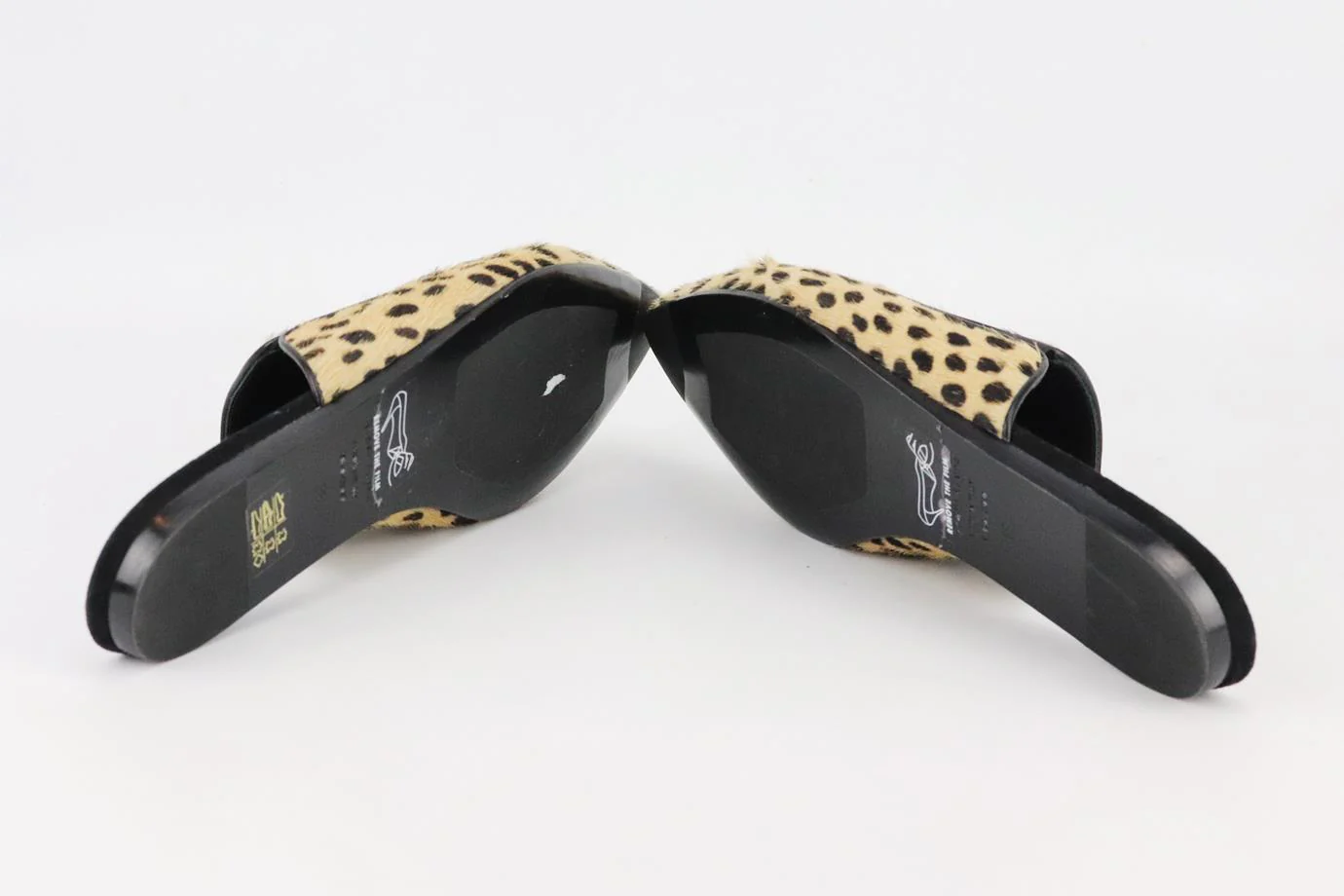 JENNI KAYNE PRINTED CALF HAIR AND SUEDE SLIPPERS EU 38 UK 5 US 8 - Image 5