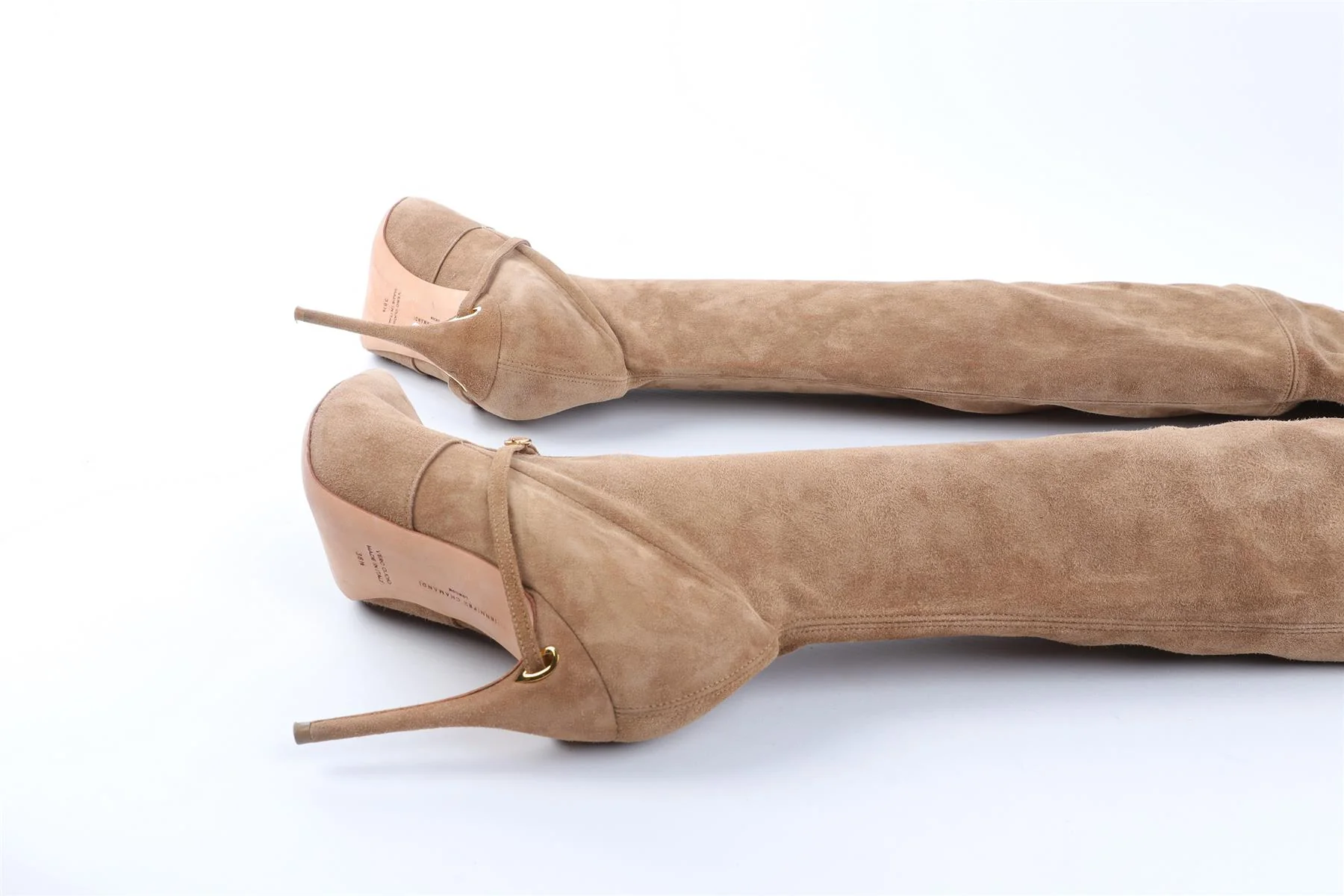 JENNIFER CHAMANDI TAN SUEDE OVER THE KNEE HIGH BOOTS EU 38.5 UK 5.5 US 8.5 - Image 5