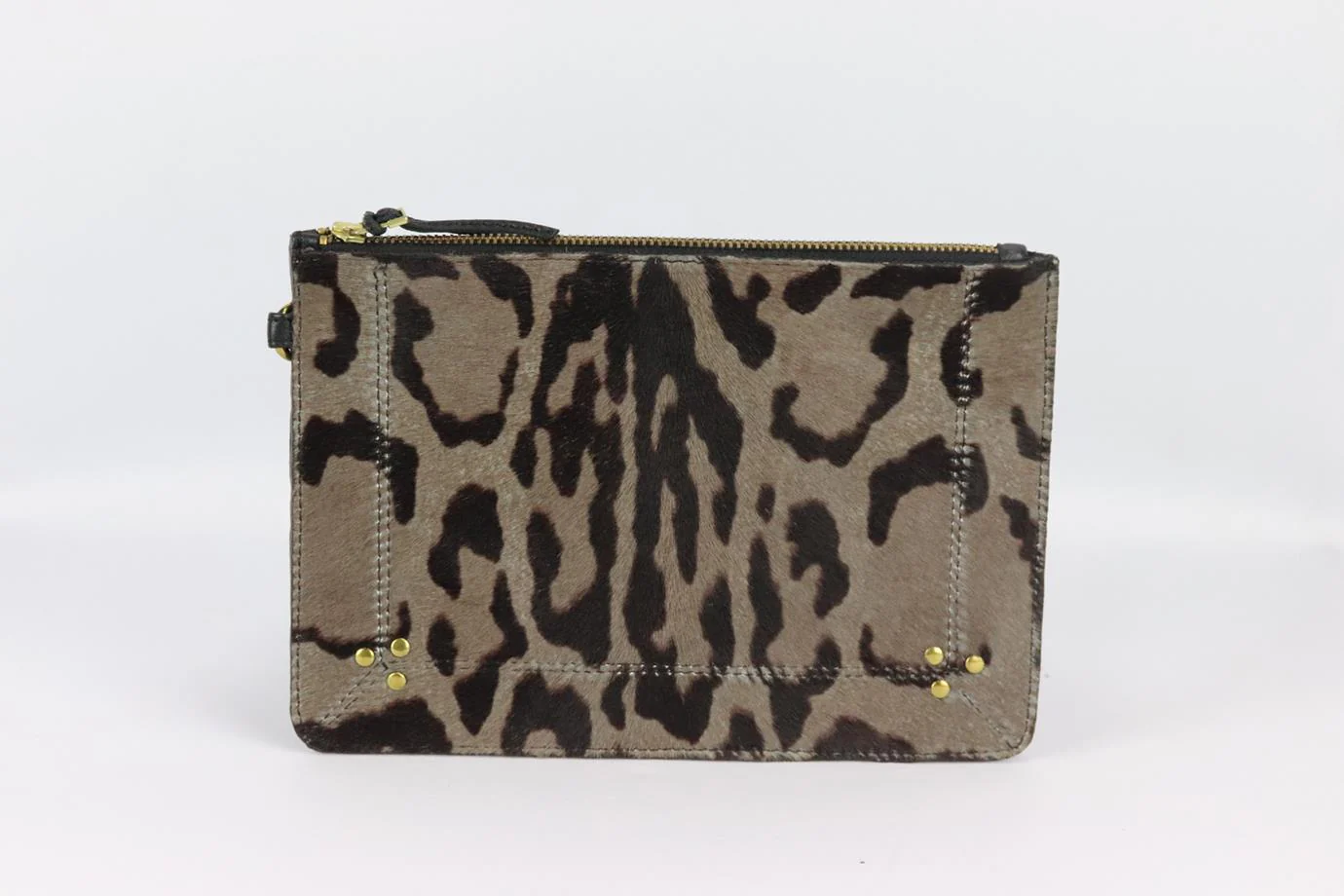 JEROME DREYFUSS PRINTED CALF HAIR POUCH - Image 2