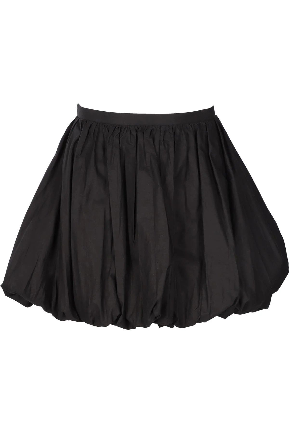 JIL SANDER BLACK COTTON MINI SKIRT FR 34 UK 6