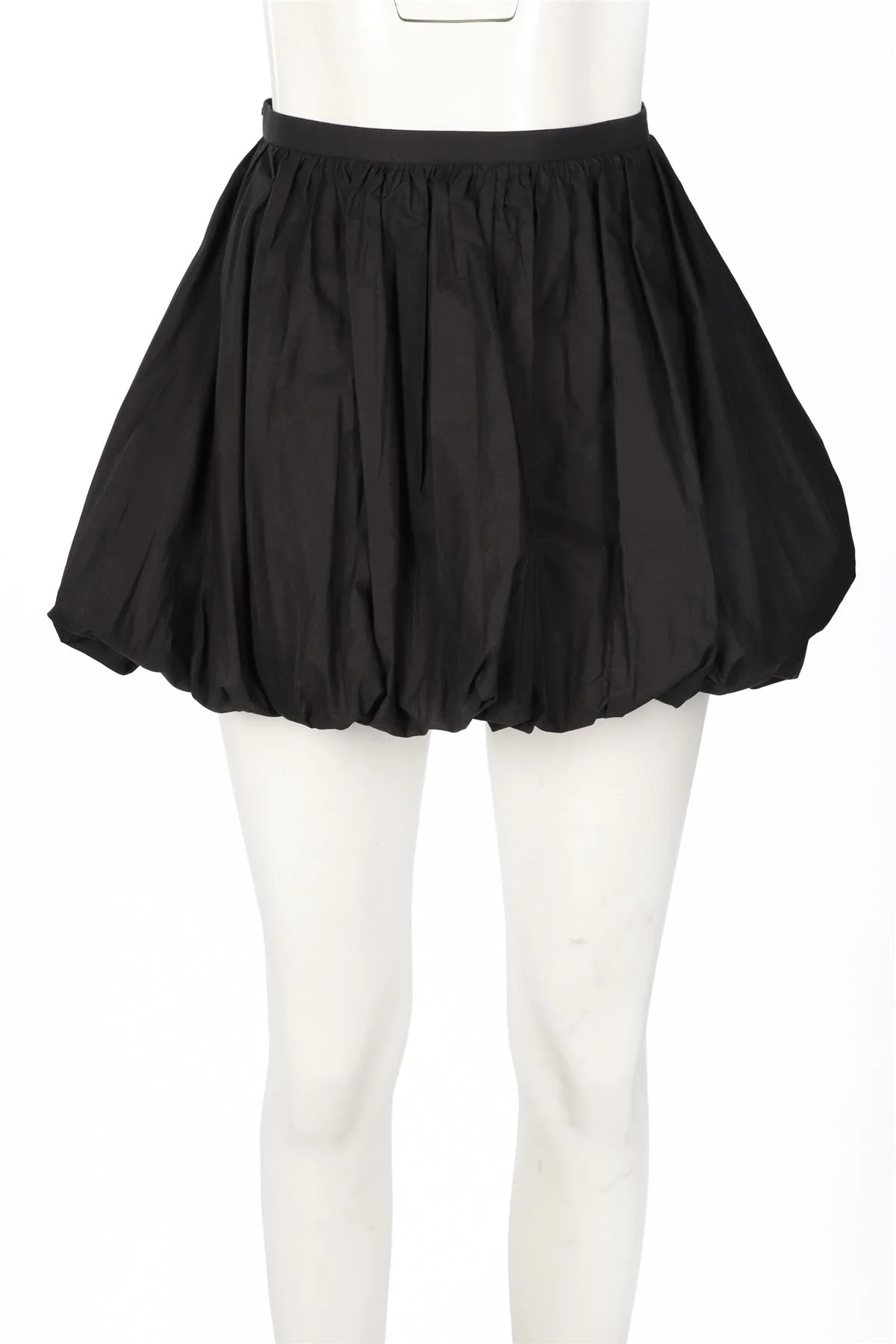 JIL SANDER BLACK COTTON MINI SKIRT FR 34 UK 6 - Image 3