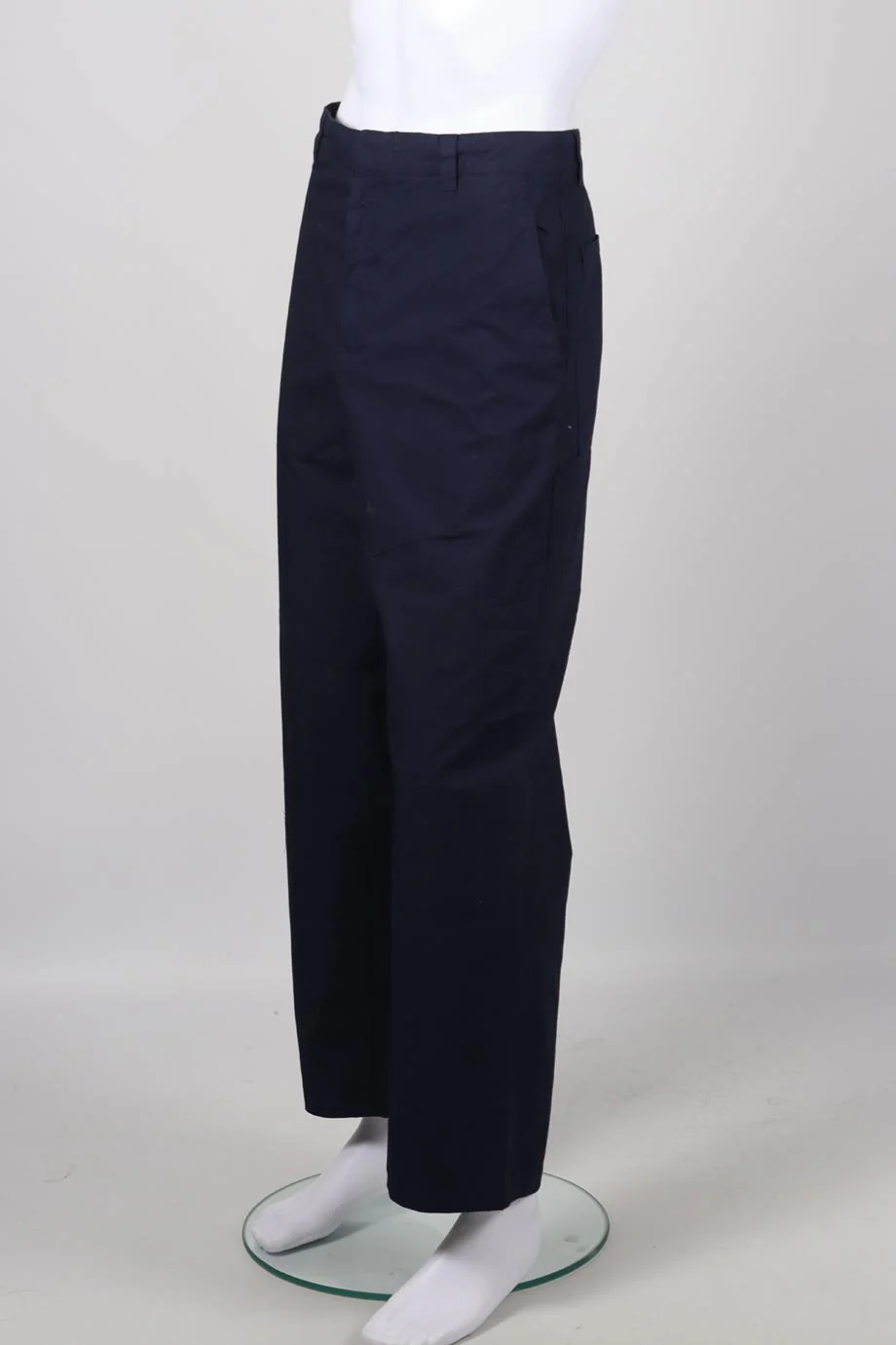 JIL SANDER MEN'S COTTON WIDE LEG PANTS IT 46 UK/US WAIST 30 - Image 3