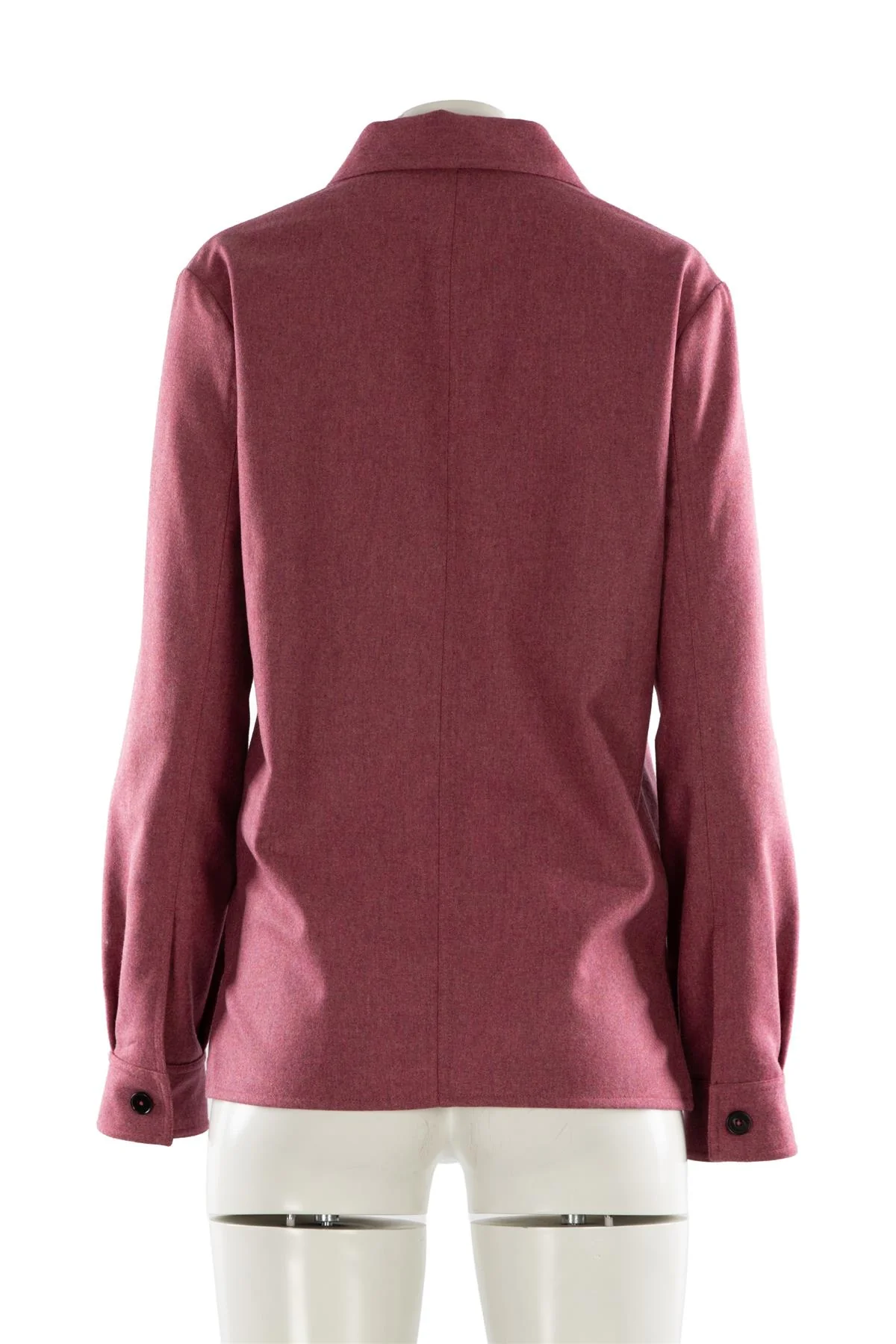 JIL SANDER+ PINK WOOL SHIRT FR 32 UK 4 - Image 4