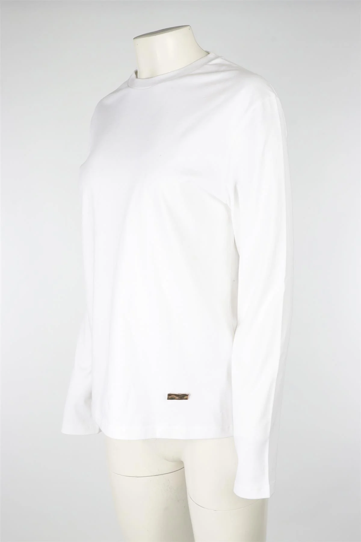 JIL SANDER WHITE COTTON TOP MEDIUM - Image 3