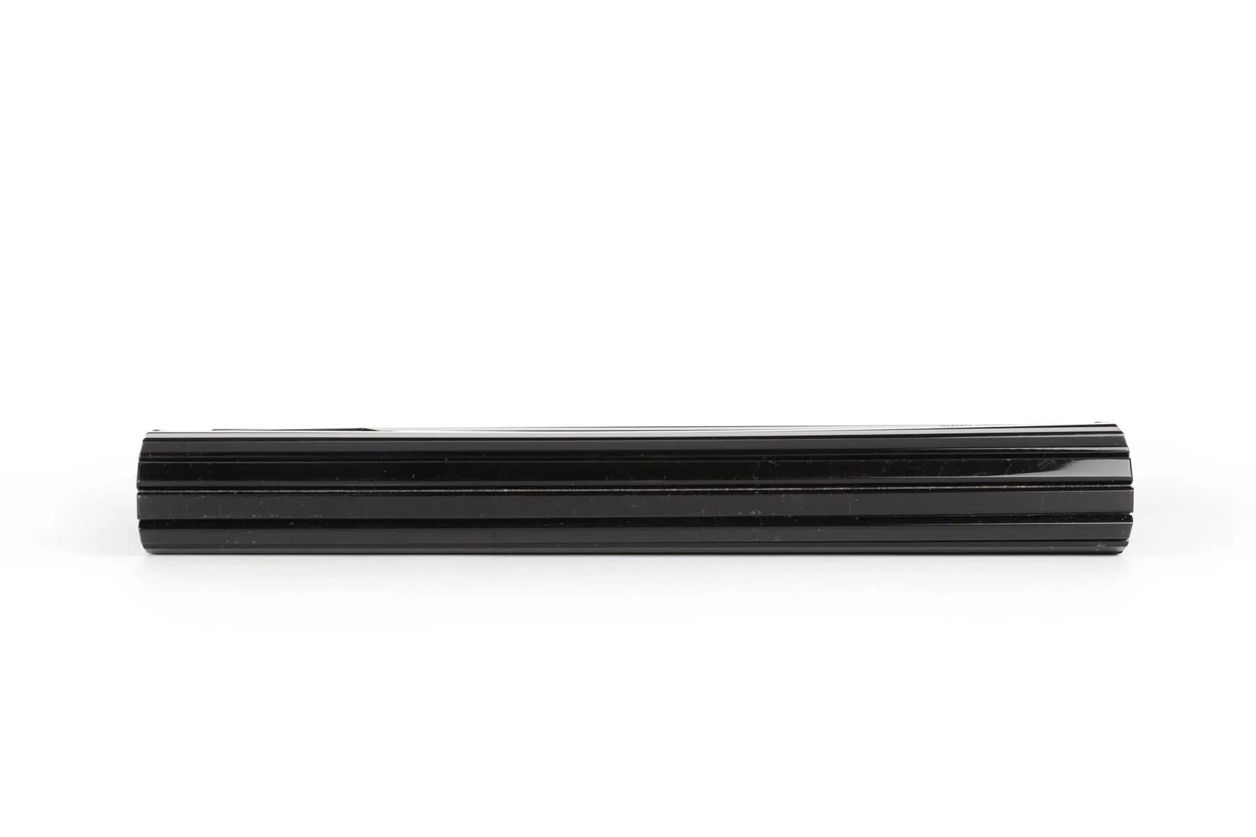 JIMMY CHOO BLACK CROC EFFECT LEATHER CLUTCH - Image 8