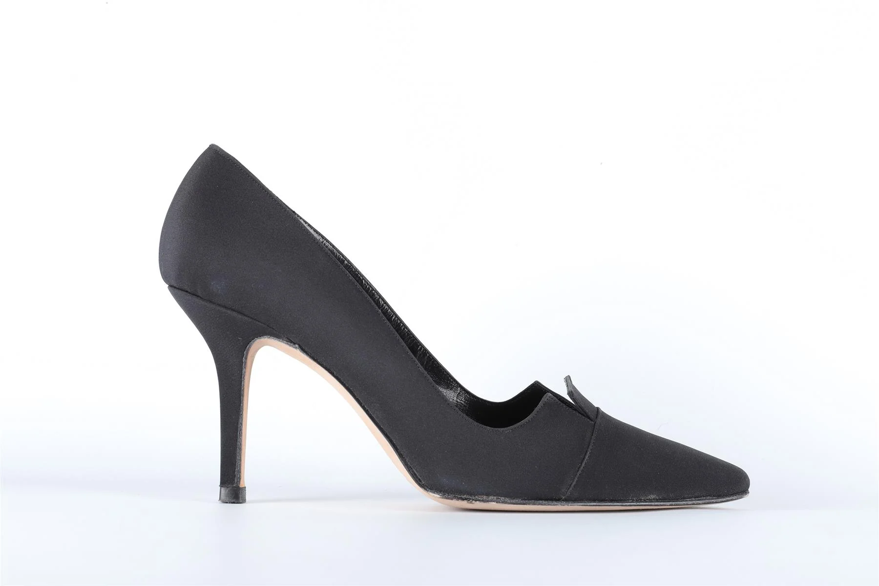JIMMY CHOO BLACK GROSGRAIN PUMPS EU 38 UK 5 US 8 - Image 2