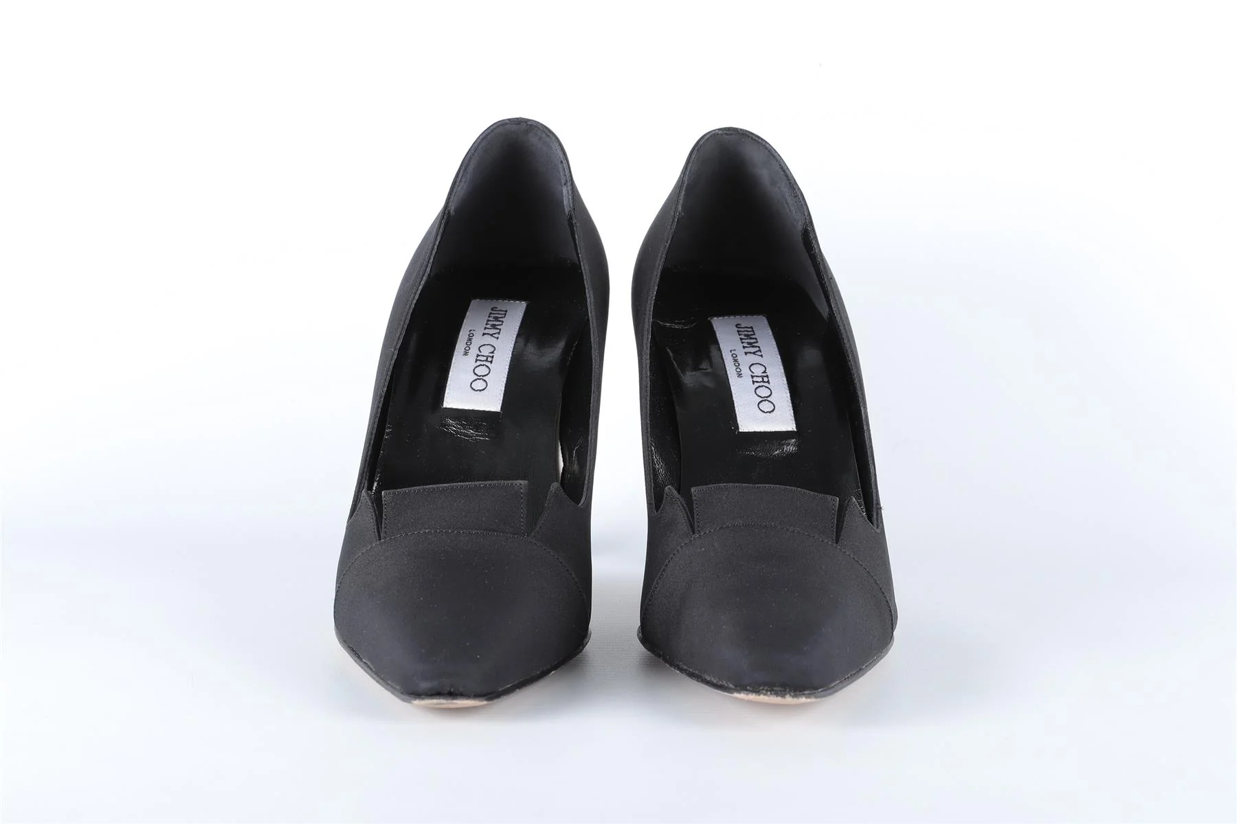 JIMMY CHOO BLACK GROSGRAIN PUMPS EU 38 UK 5 US 8 - Image 3