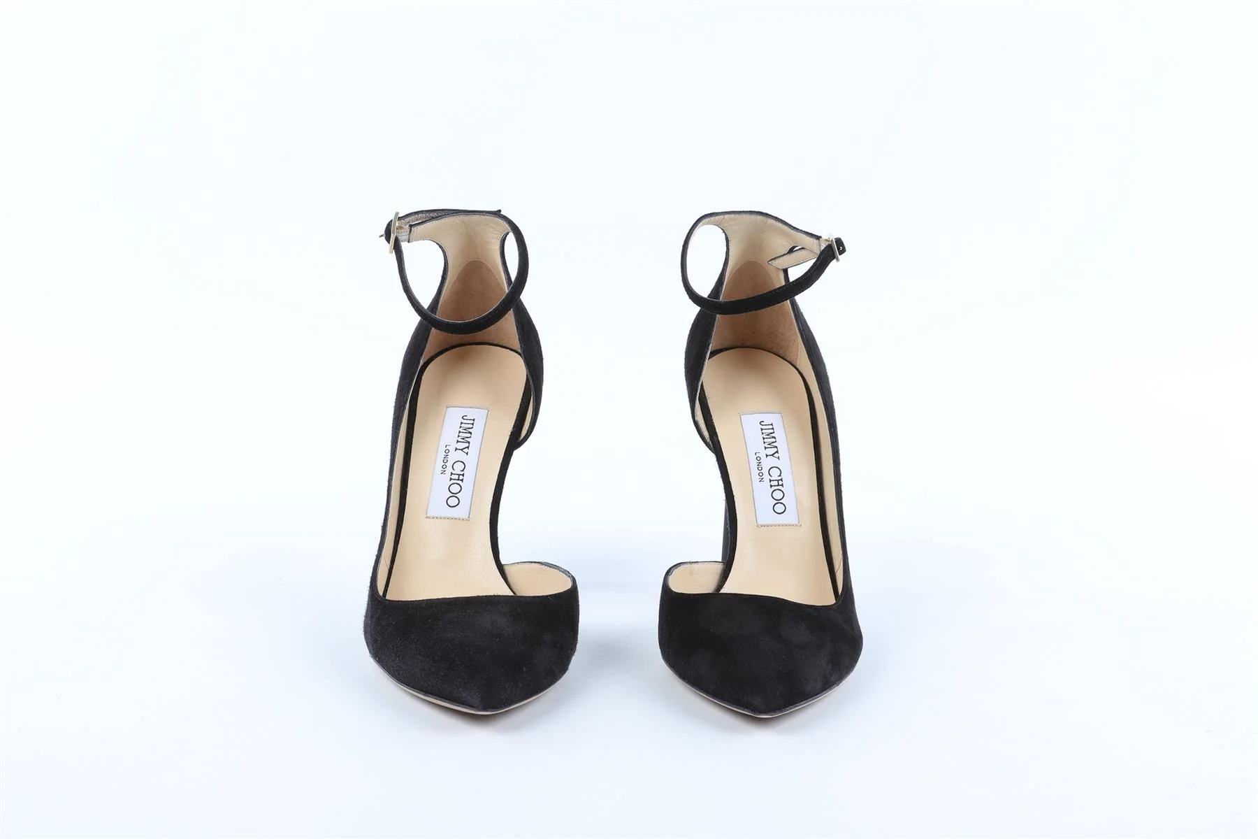 JIMMY CHOO BLACK SUEDE PUMPS EU 38.5 UK 5.5 US 8.5 - Image 3